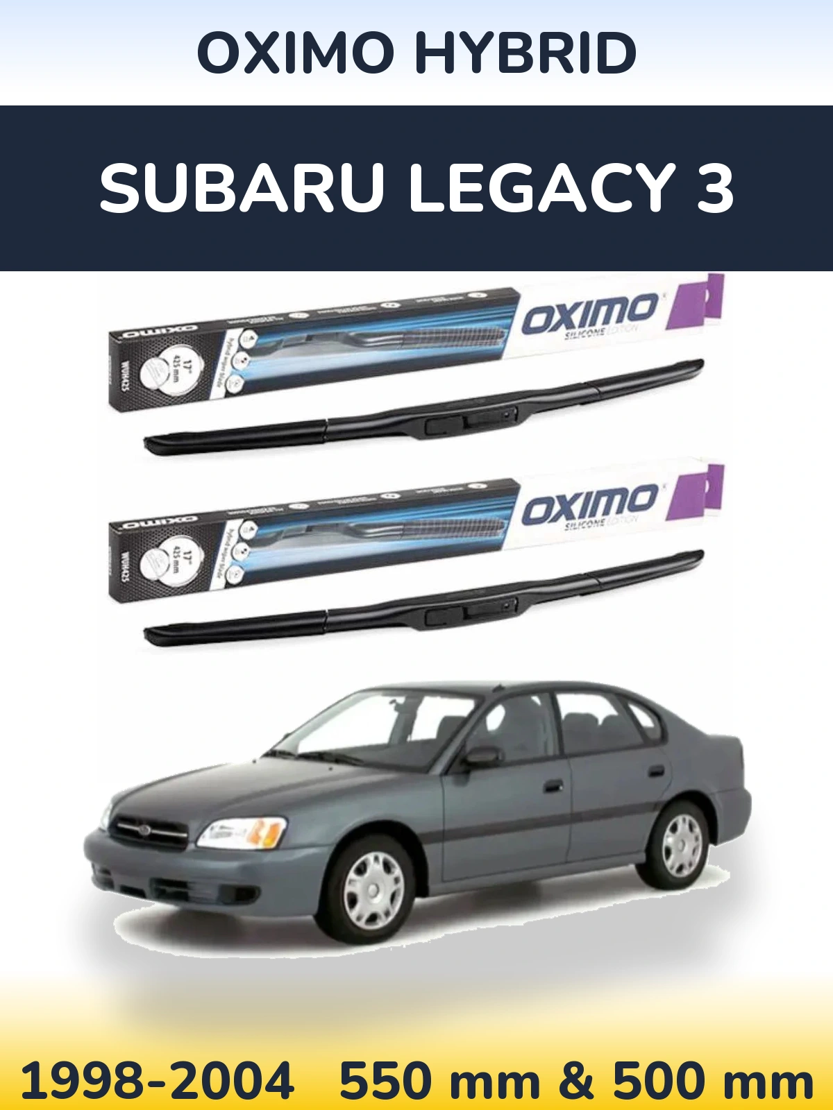Torkarblad Oximo Hybrid för Subaru Legacy 3