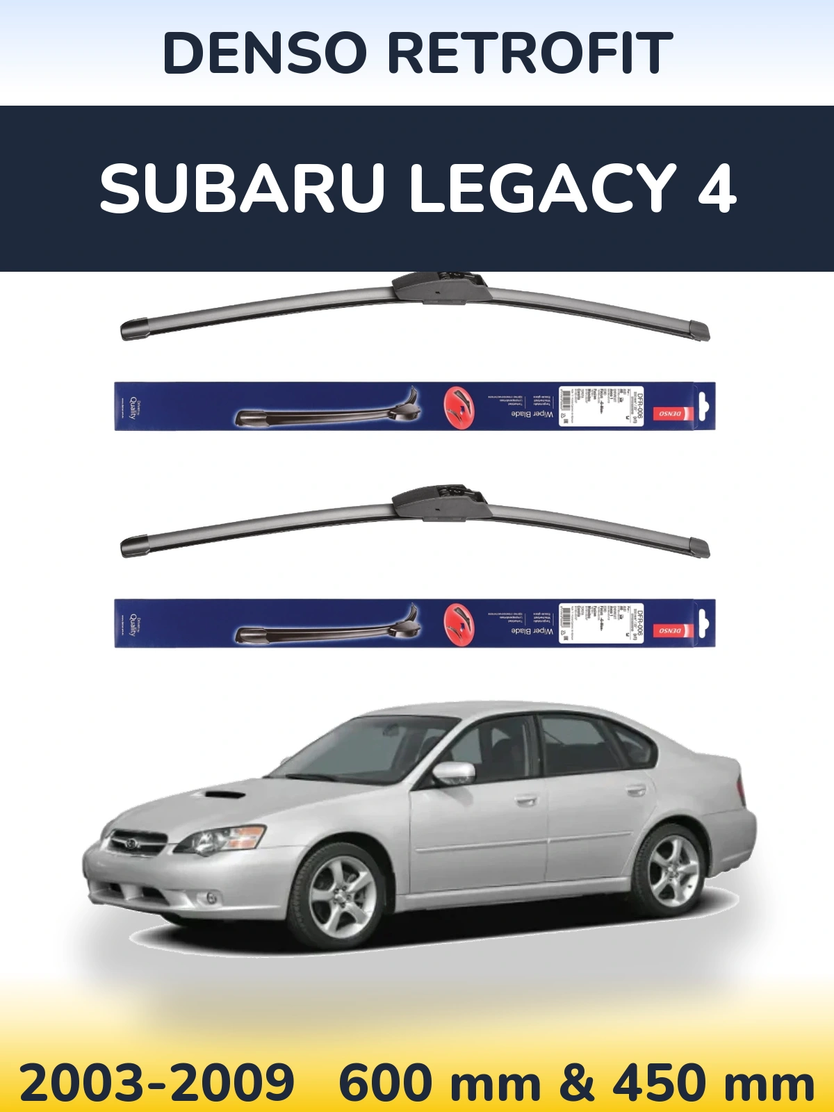 Torkarblad Denso Retrofit för Subaru Legacy 4