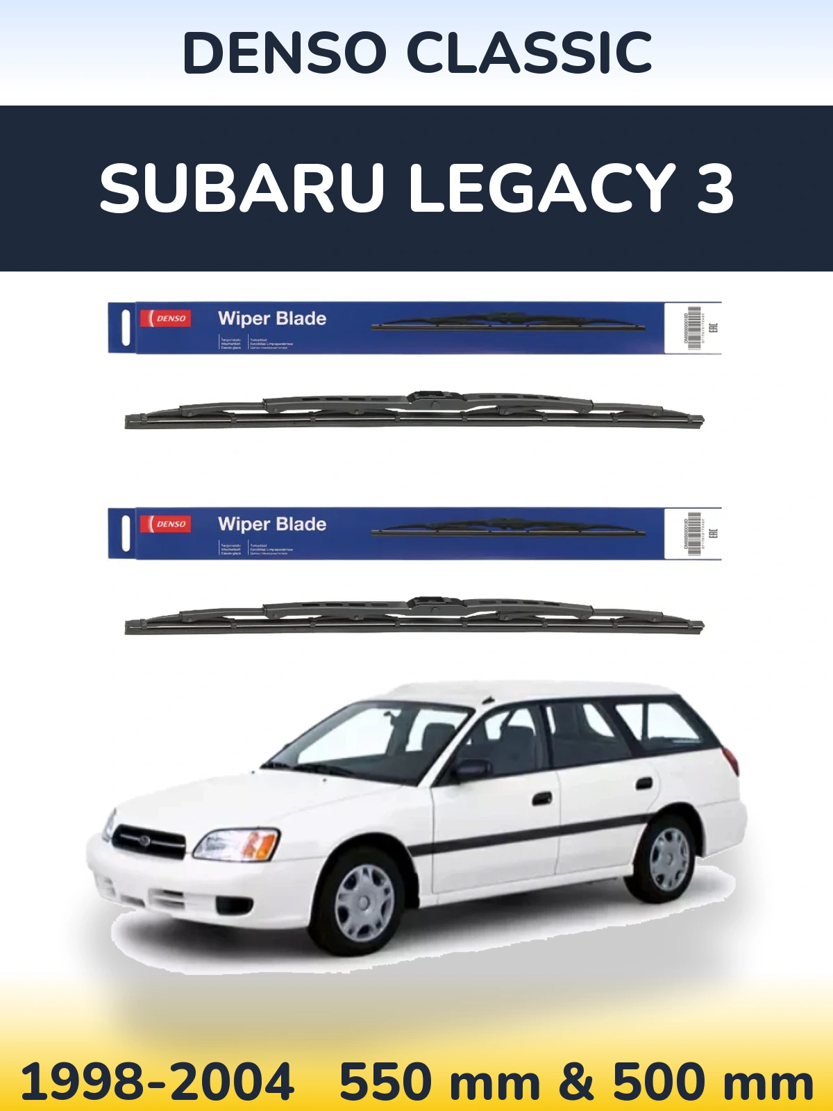 Torkarblad Denso Classic för Subaru Legacy 3