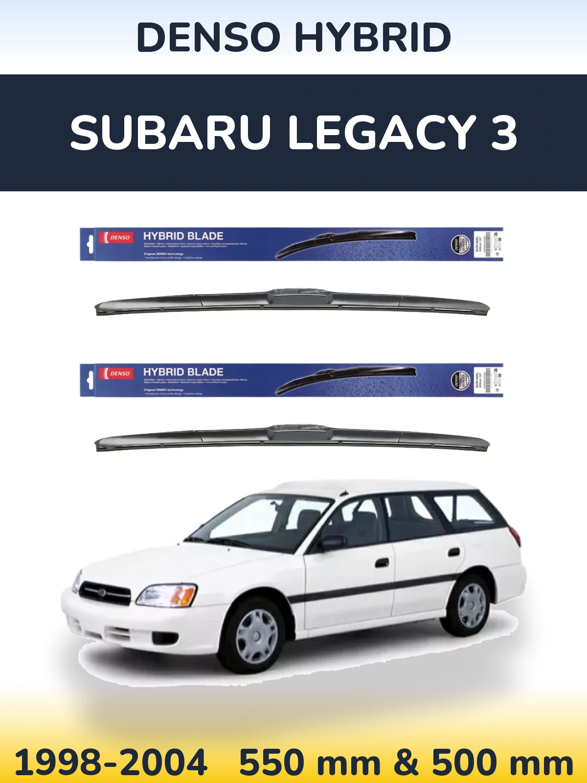 Torkarblad Denso Hybrid för Subaru Legacy 3
