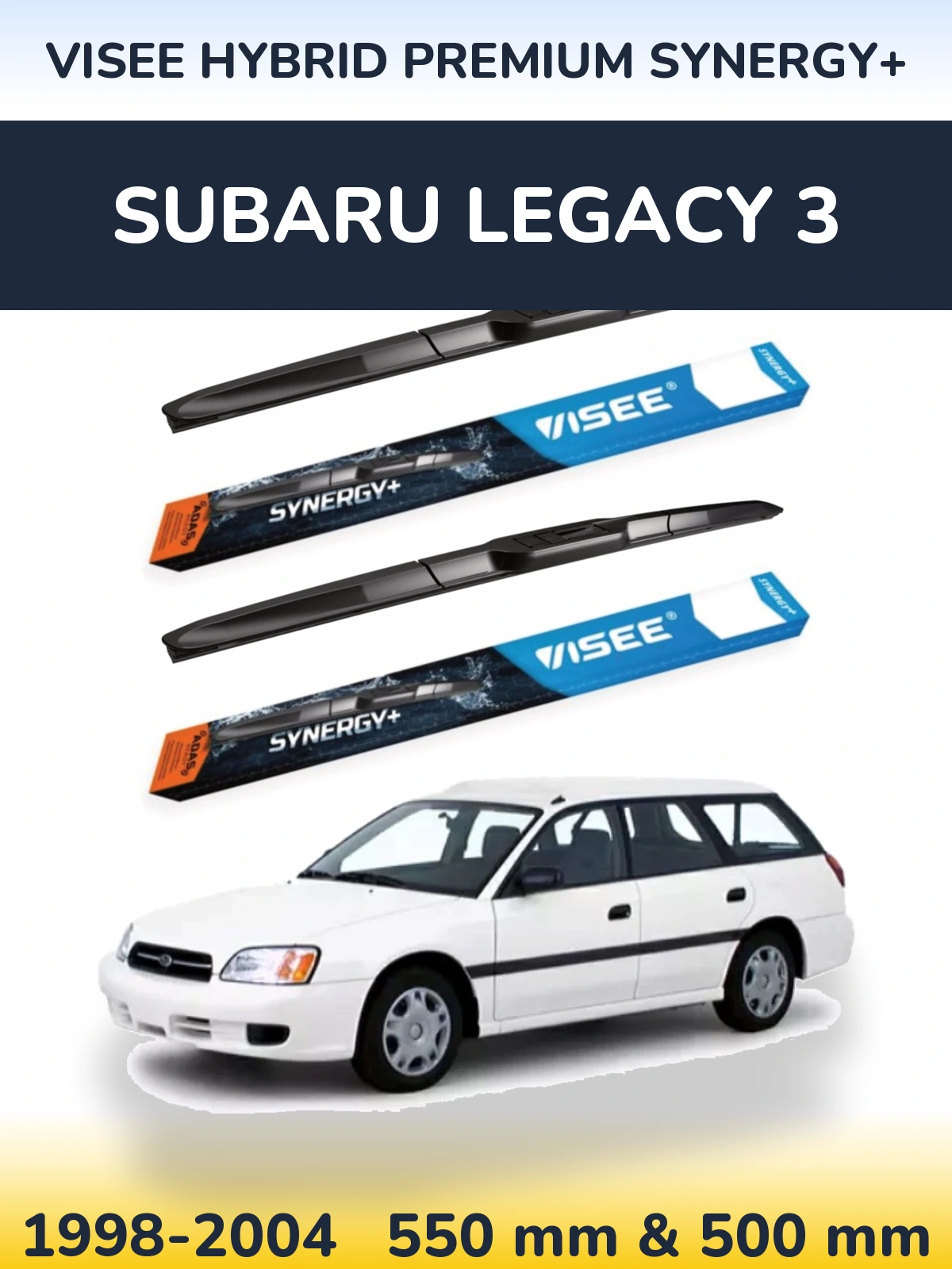 Torkarblad VISEE HYBRID PREMIUM SYNERGY+ för Subaru Legacy 3