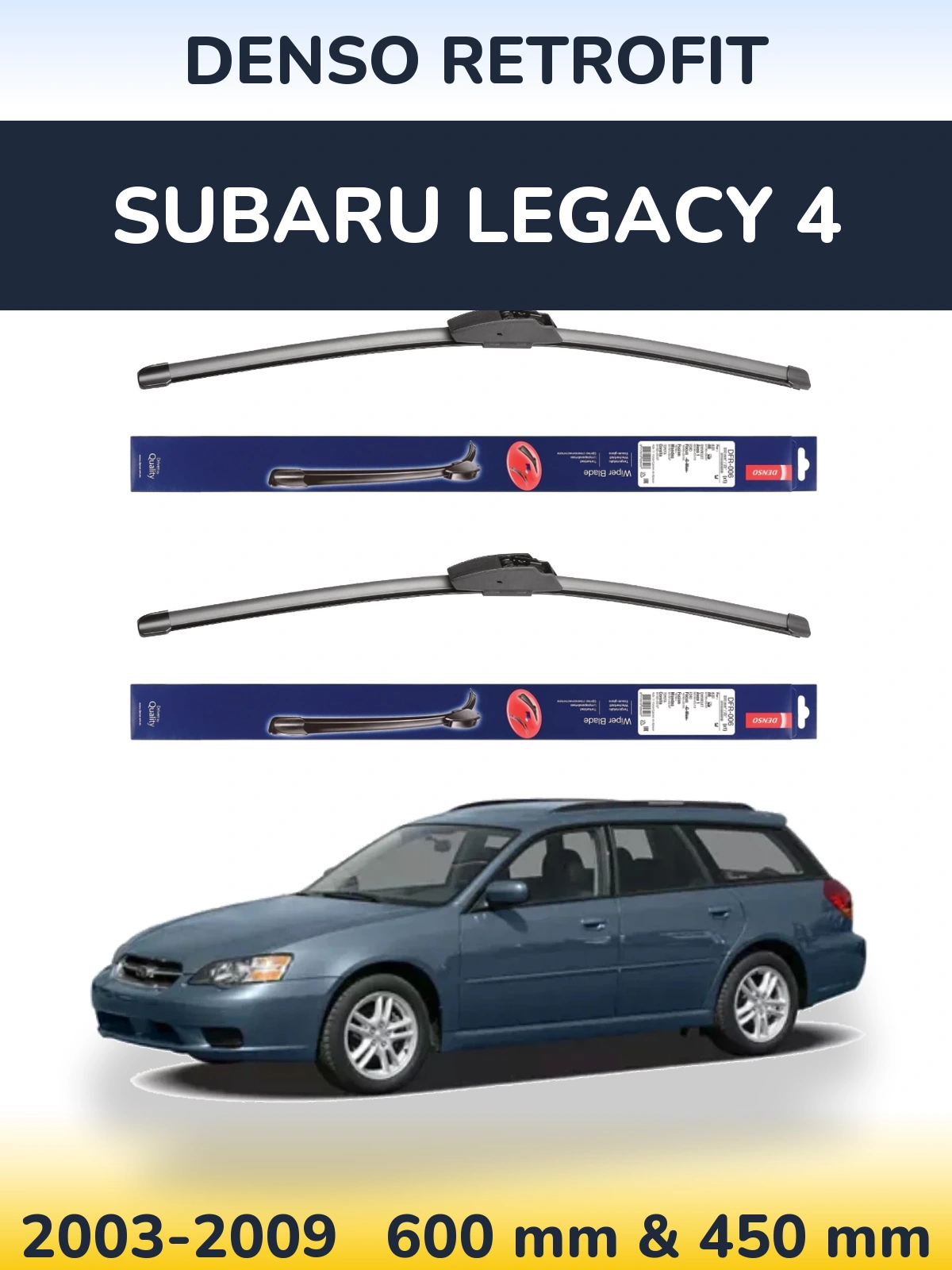Torkarblad Denso Retrofit för Subaru Legacy 4
