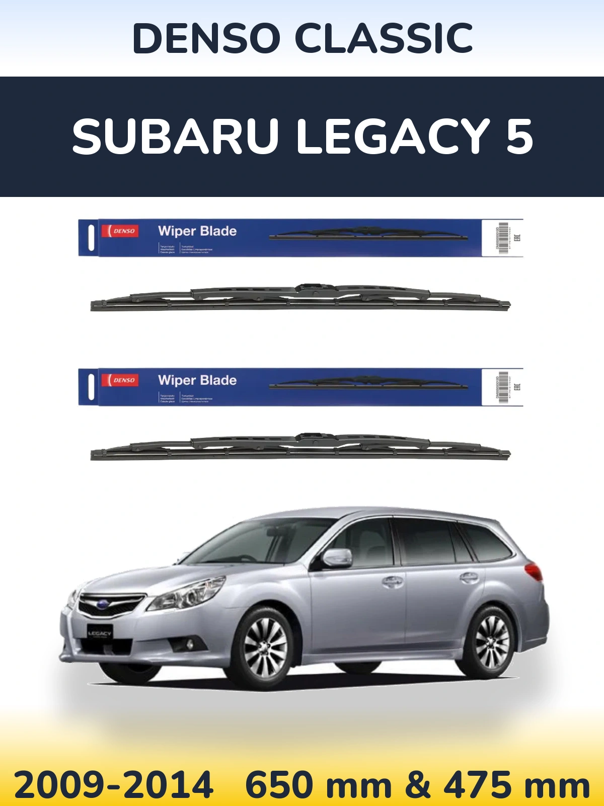 Torkarblad Denso Classic för Subaru Legacy 5