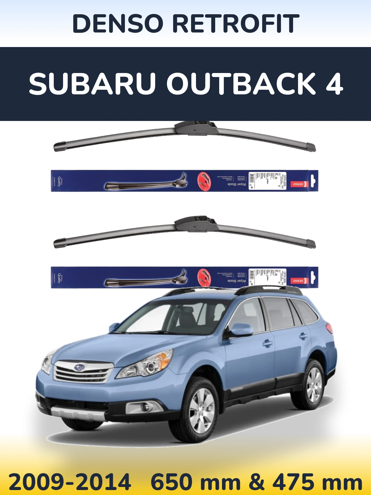 Torkarblad Denso Retrofit för Subaru Outback 4