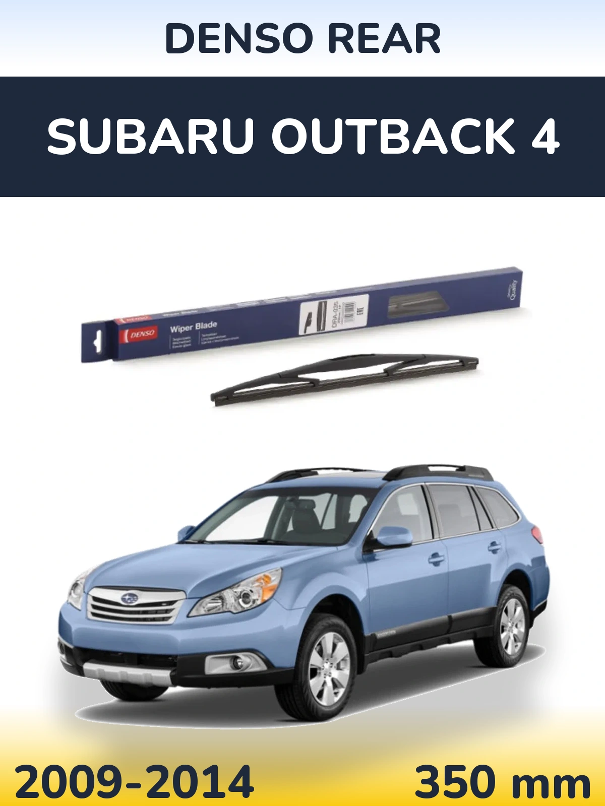 Torkarblad Denso Rear för Subaru Outback 4