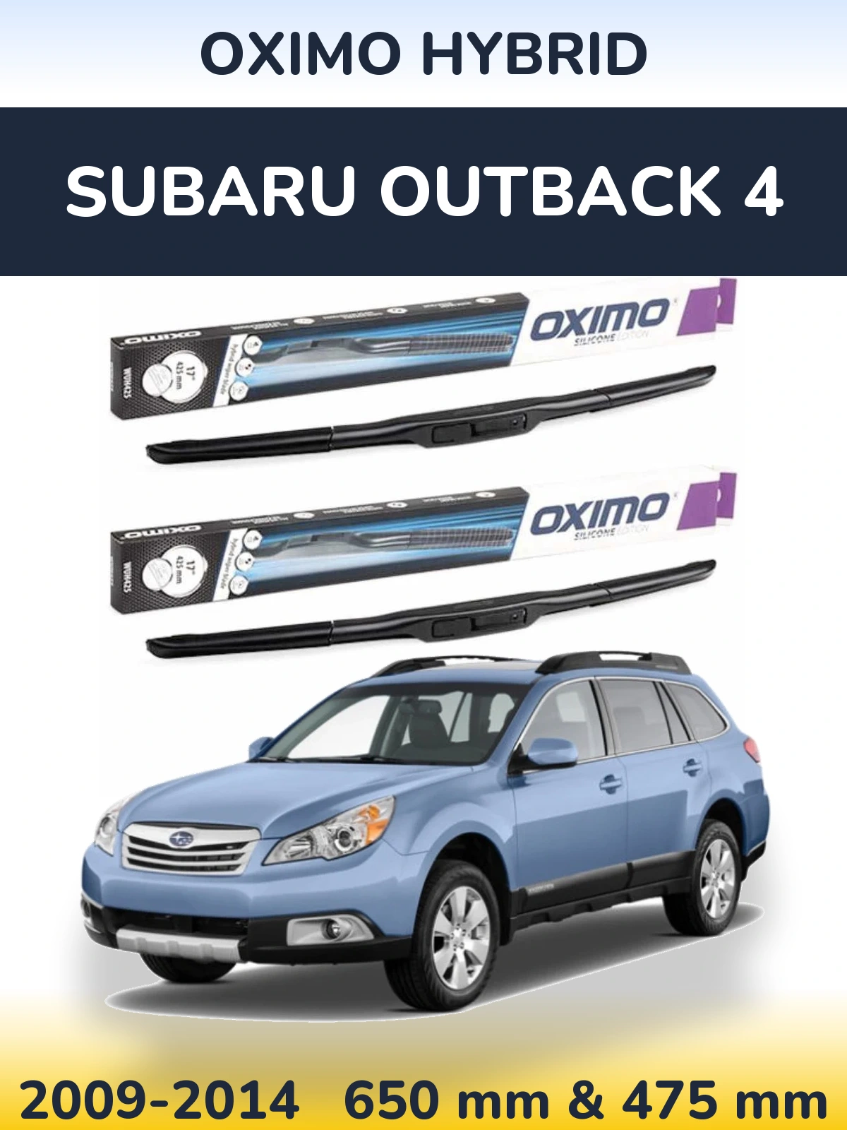 Torkarblad Oximo Hybrid för Subaru Outback 4