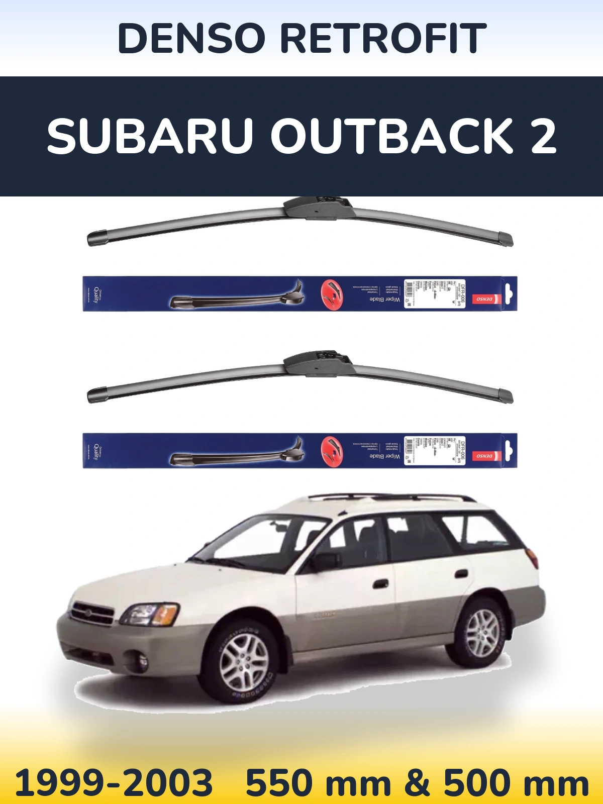 Torkarblad Denso Retrofit för Subaru Outback 2