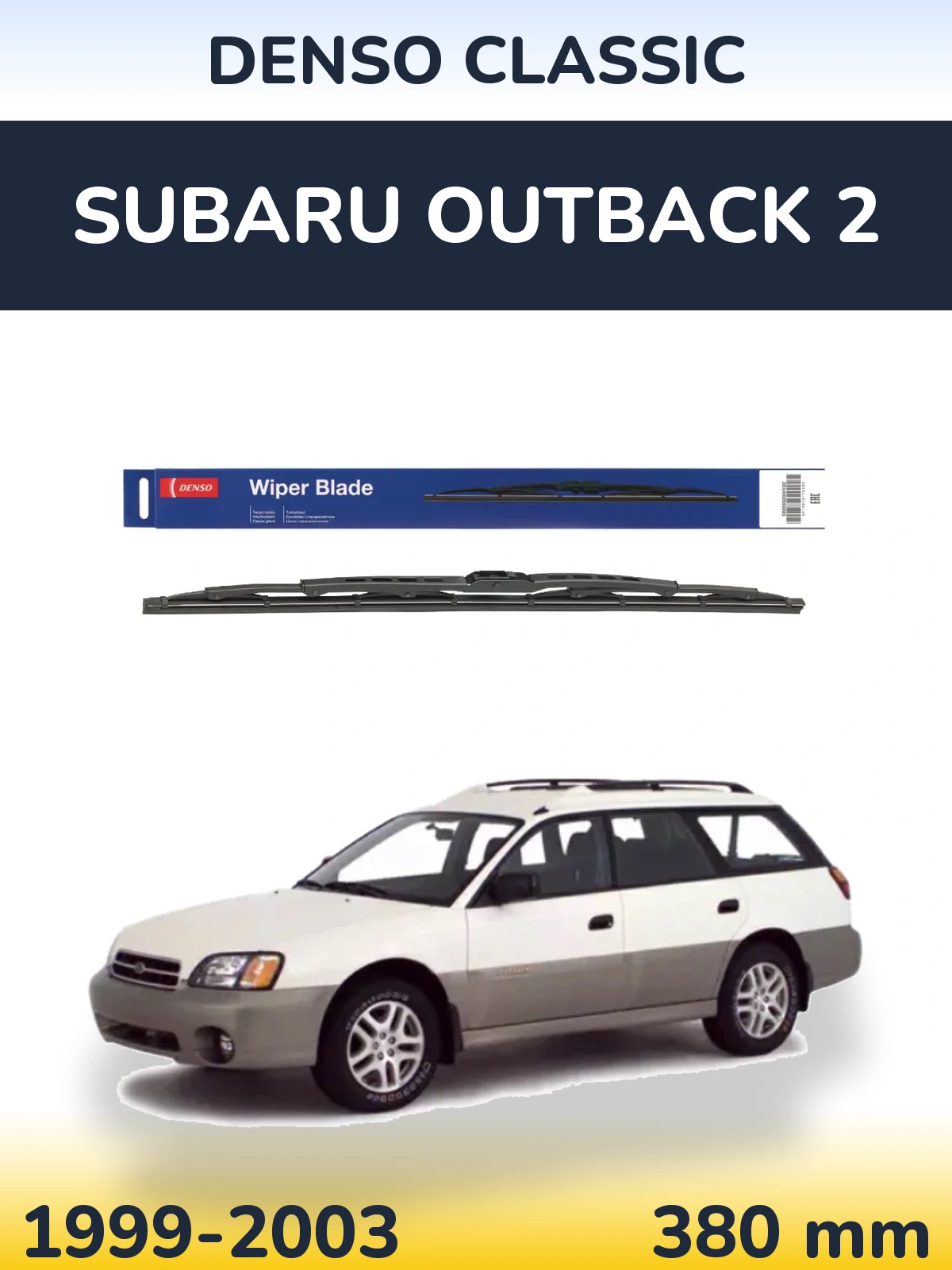 Torkarblad Denso Classic för Subaru Outback 2