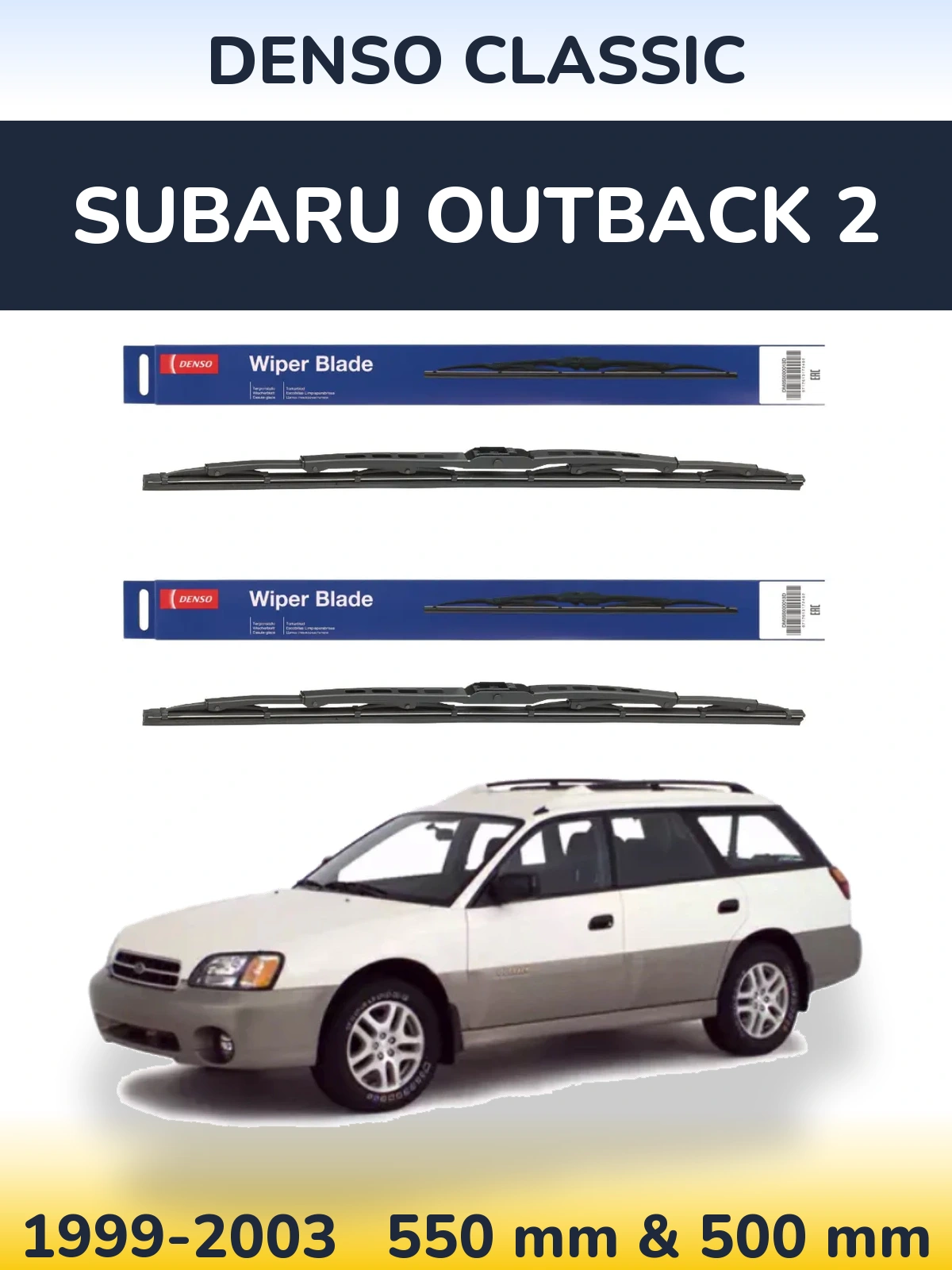 Torkarblad Denso Classic för Subaru Outback 2