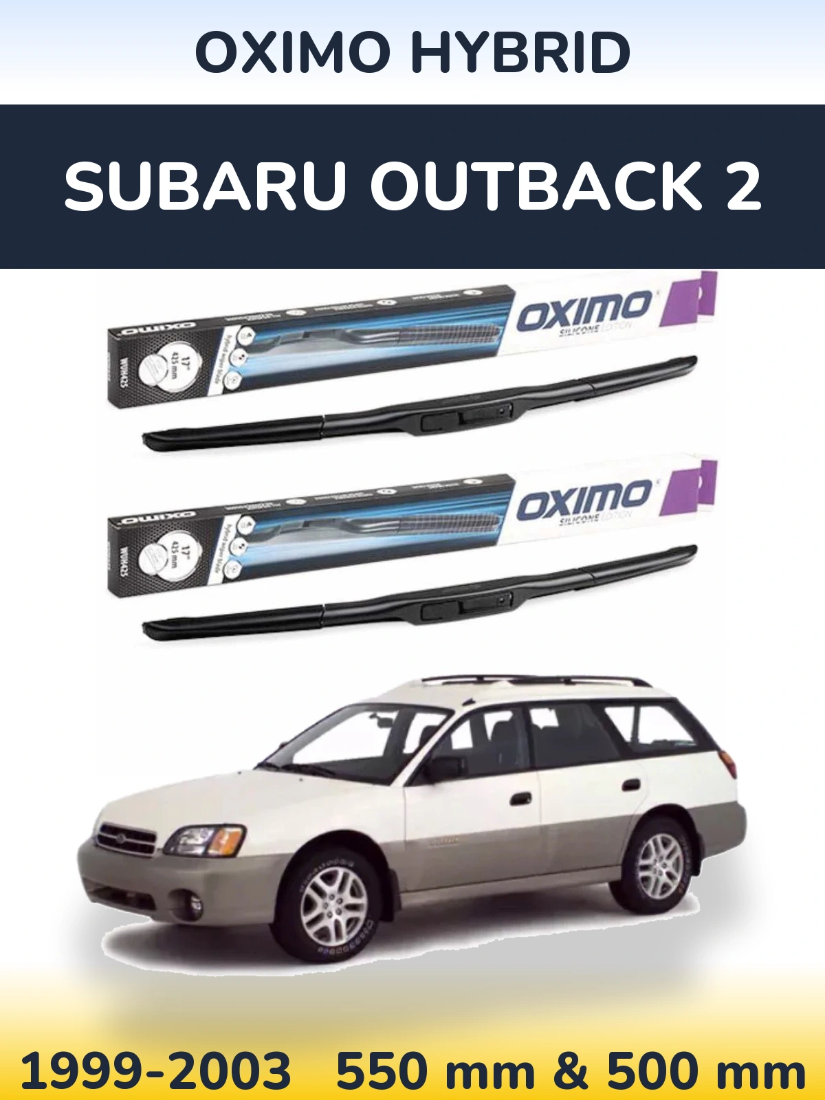 Torkarblad Oximo Hybrid för Subaru Outback 2