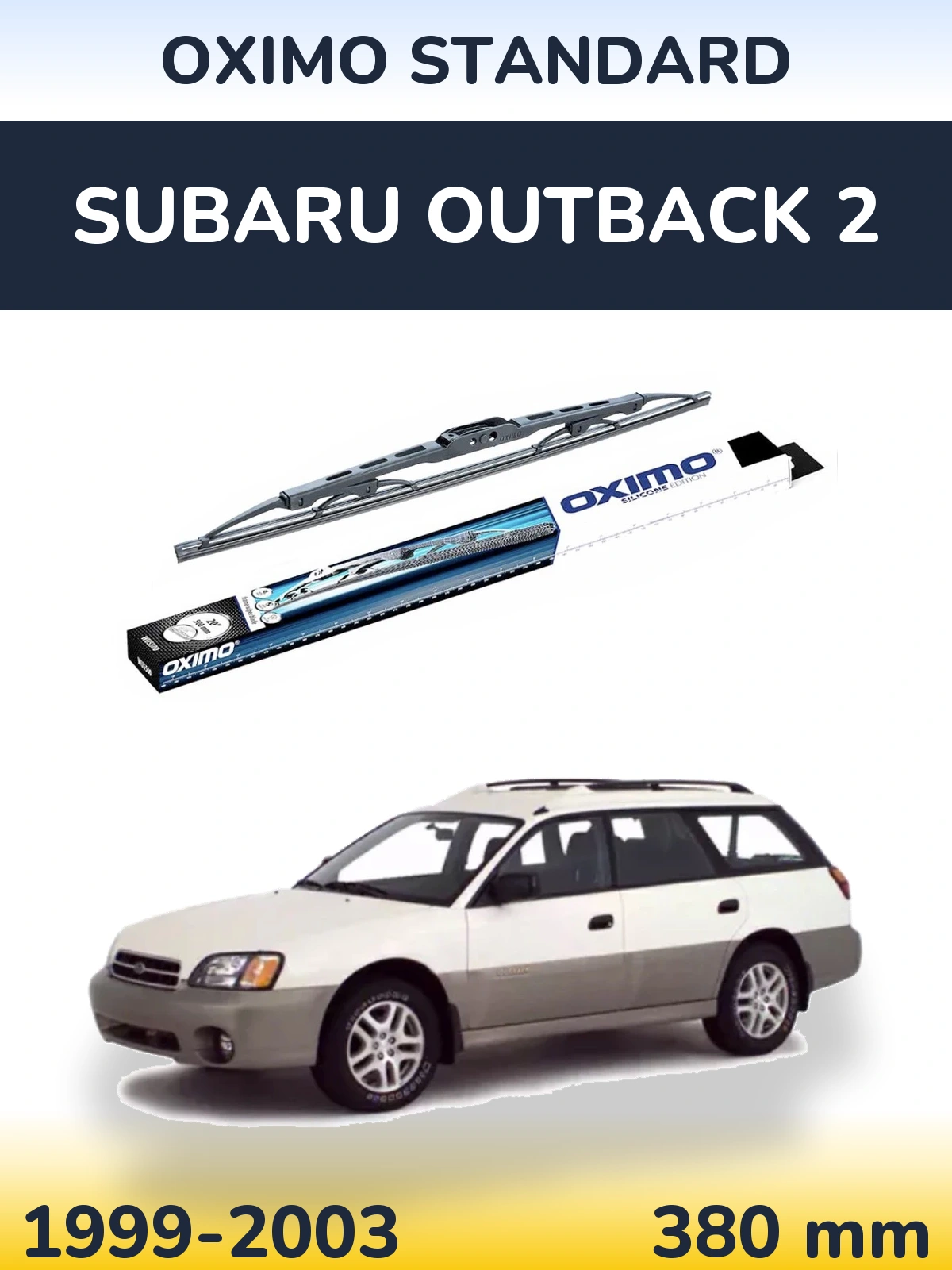 Torkarblad Oximo Standard för Subaru Outback 2