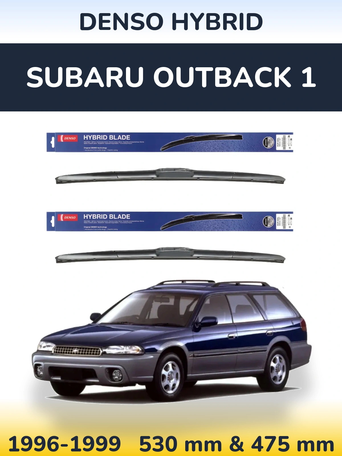 Torkarblad Denso Hybrid för Subaru Outback 1