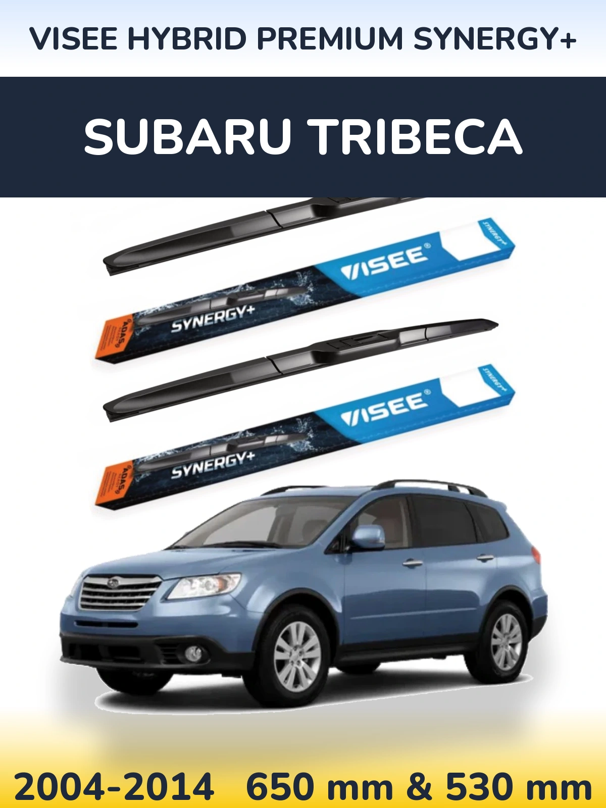 Torkarblad VISEE HYBRID PREMIUM SYNERGY+ för Subaru Tribeca