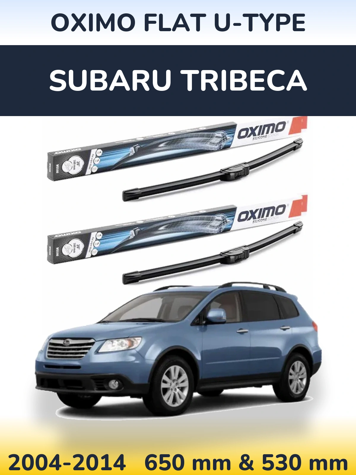 Torkarblad Oximo Flat U-type för Subaru Tribeca