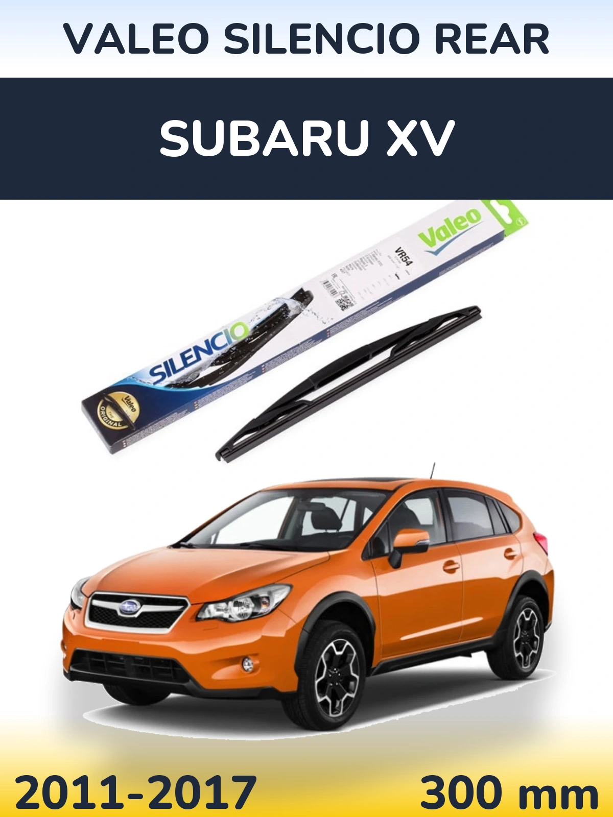 Torkarblad Valeo Silencio Rear för Subaru XV