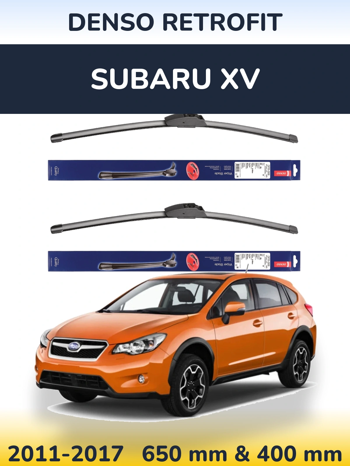 Torkarblad Denso Retrofit för Subaru XV