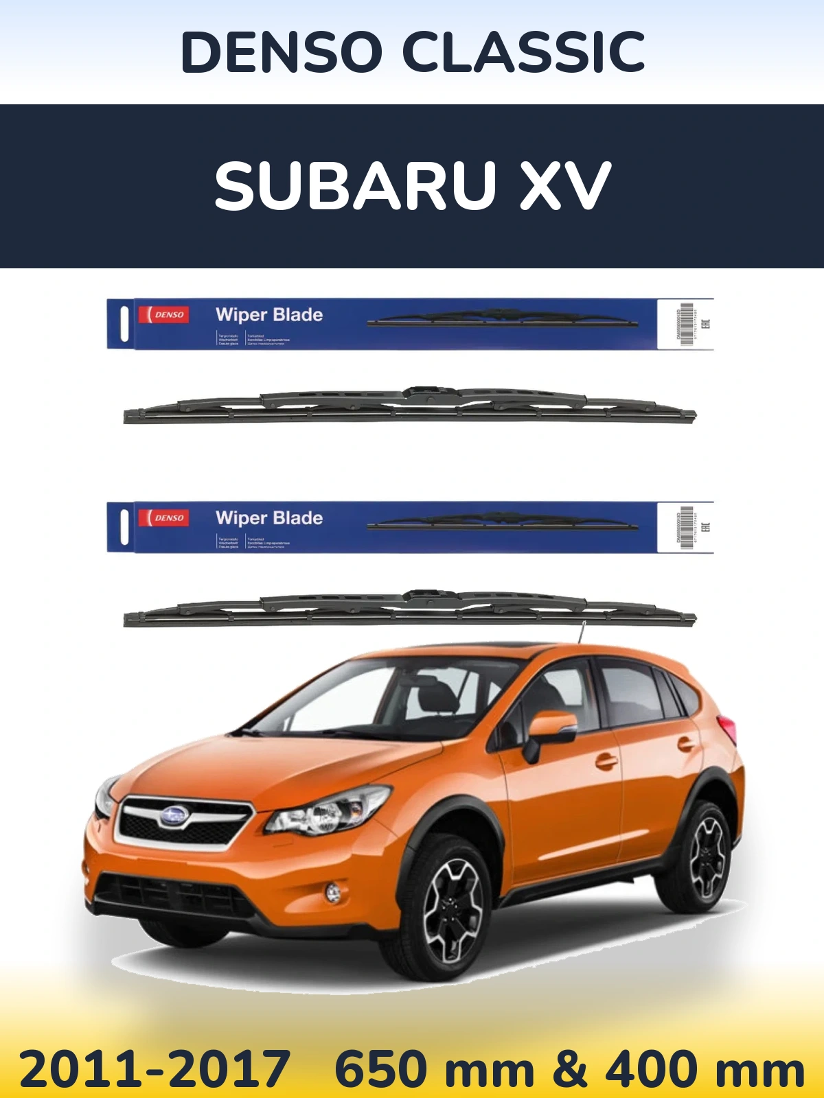 Torkarblad Denso Classic för Subaru XV