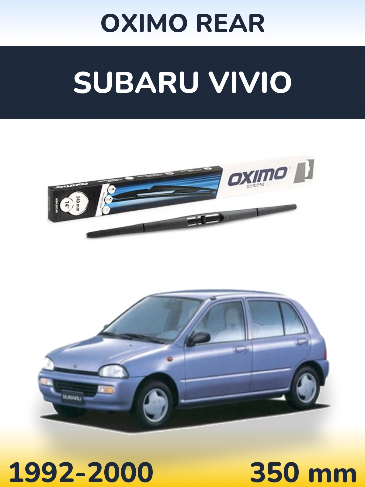 Torkarblad Oximo Rear för Subaru Vivio