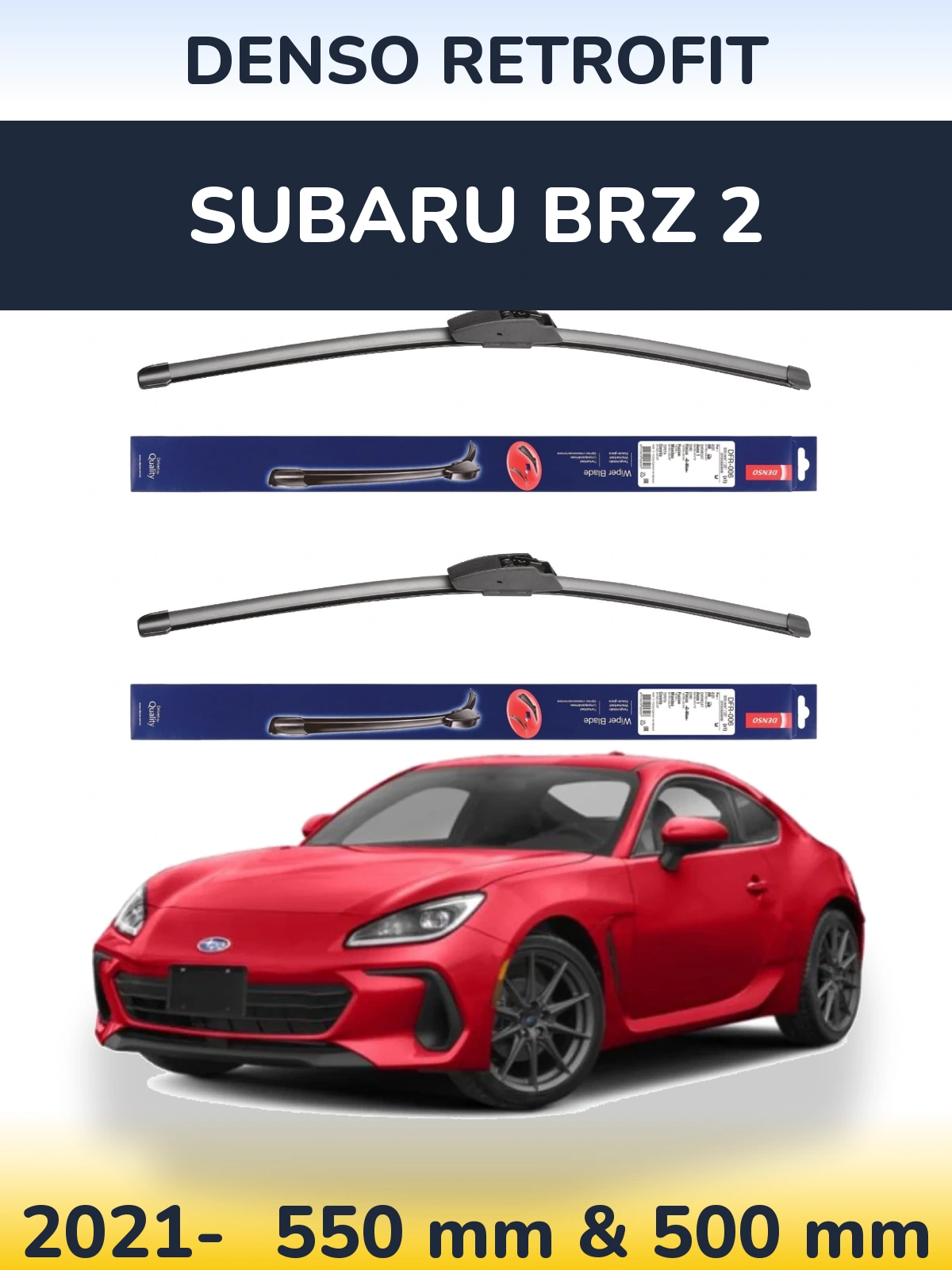 Torkarblad Denso Retrofit för Subaru BRZ 2