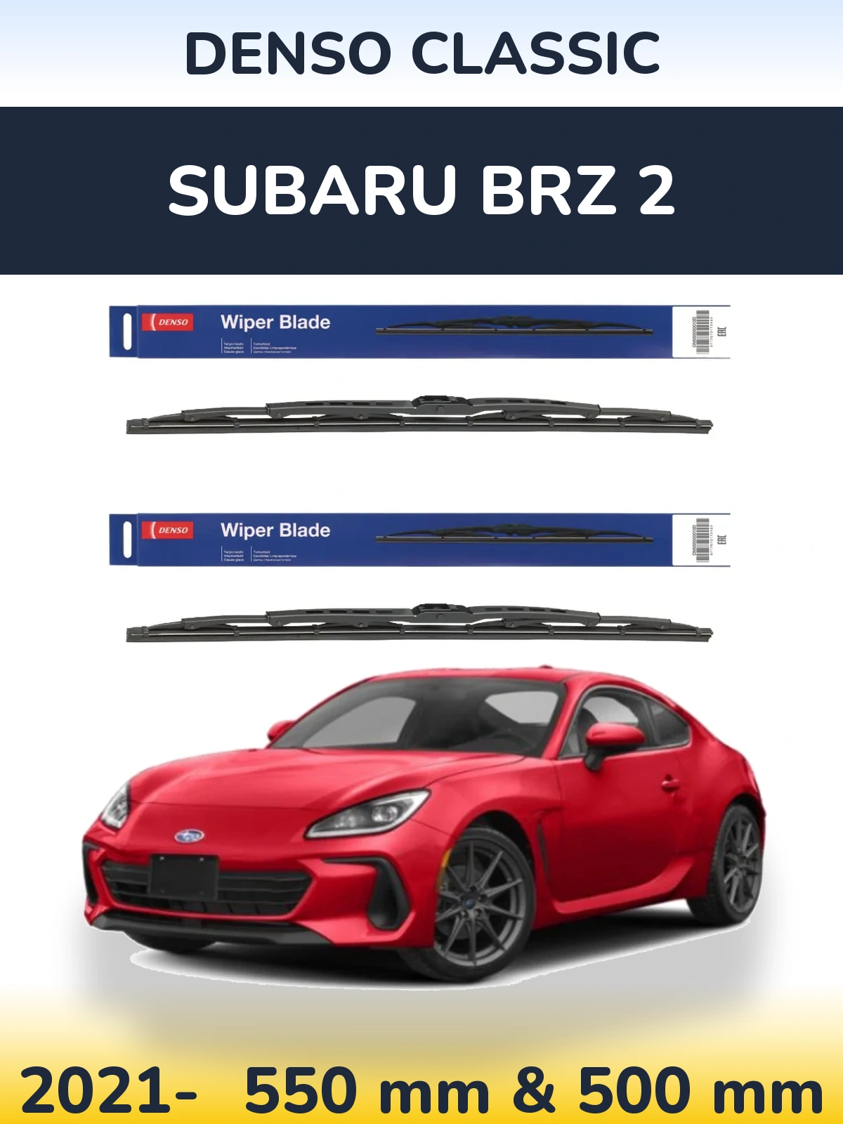 Torkarblad Denso Classic för Subaru BRZ 2