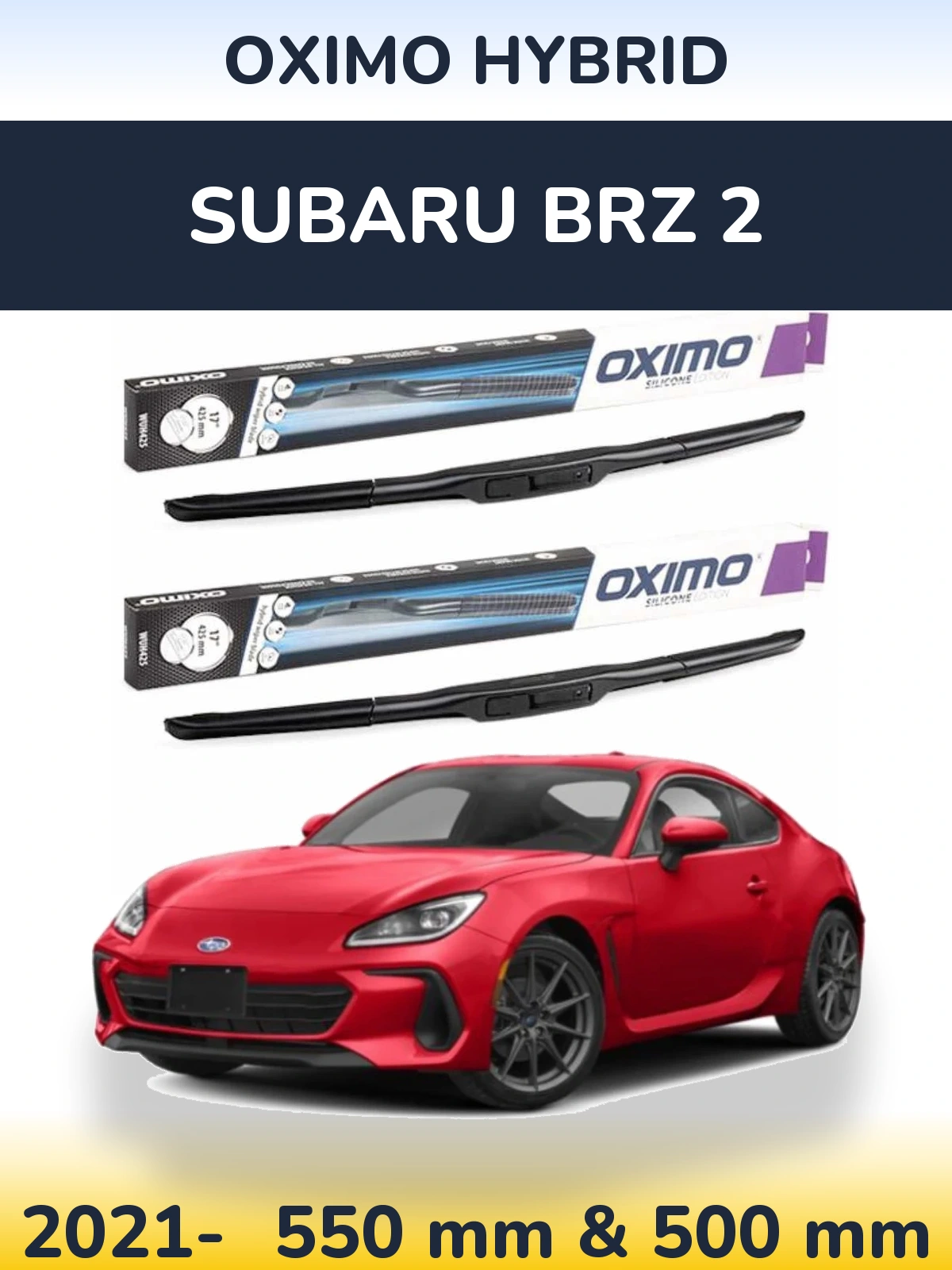 Torkarblad Oximo Hybrid för Subaru BRZ 2