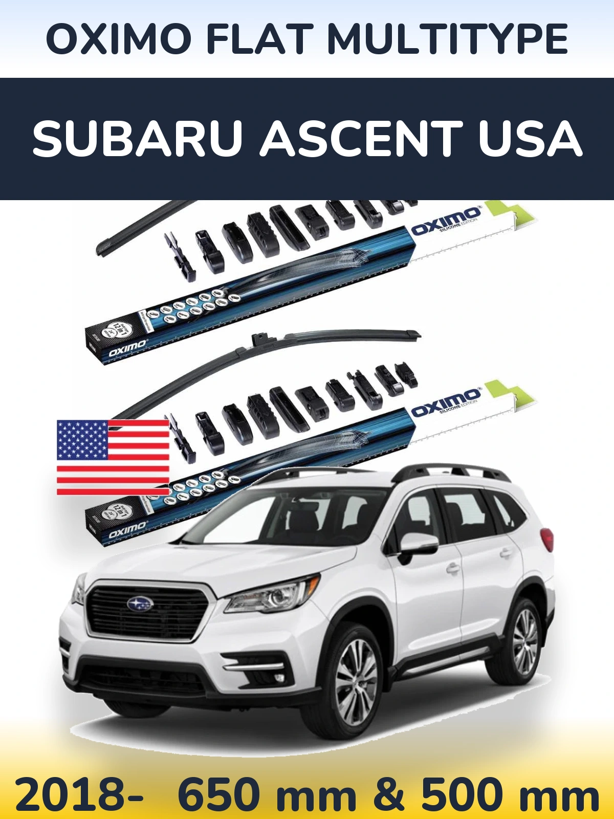 Torkarblad Oximo Flat MultiType för Subaru Ascent USA