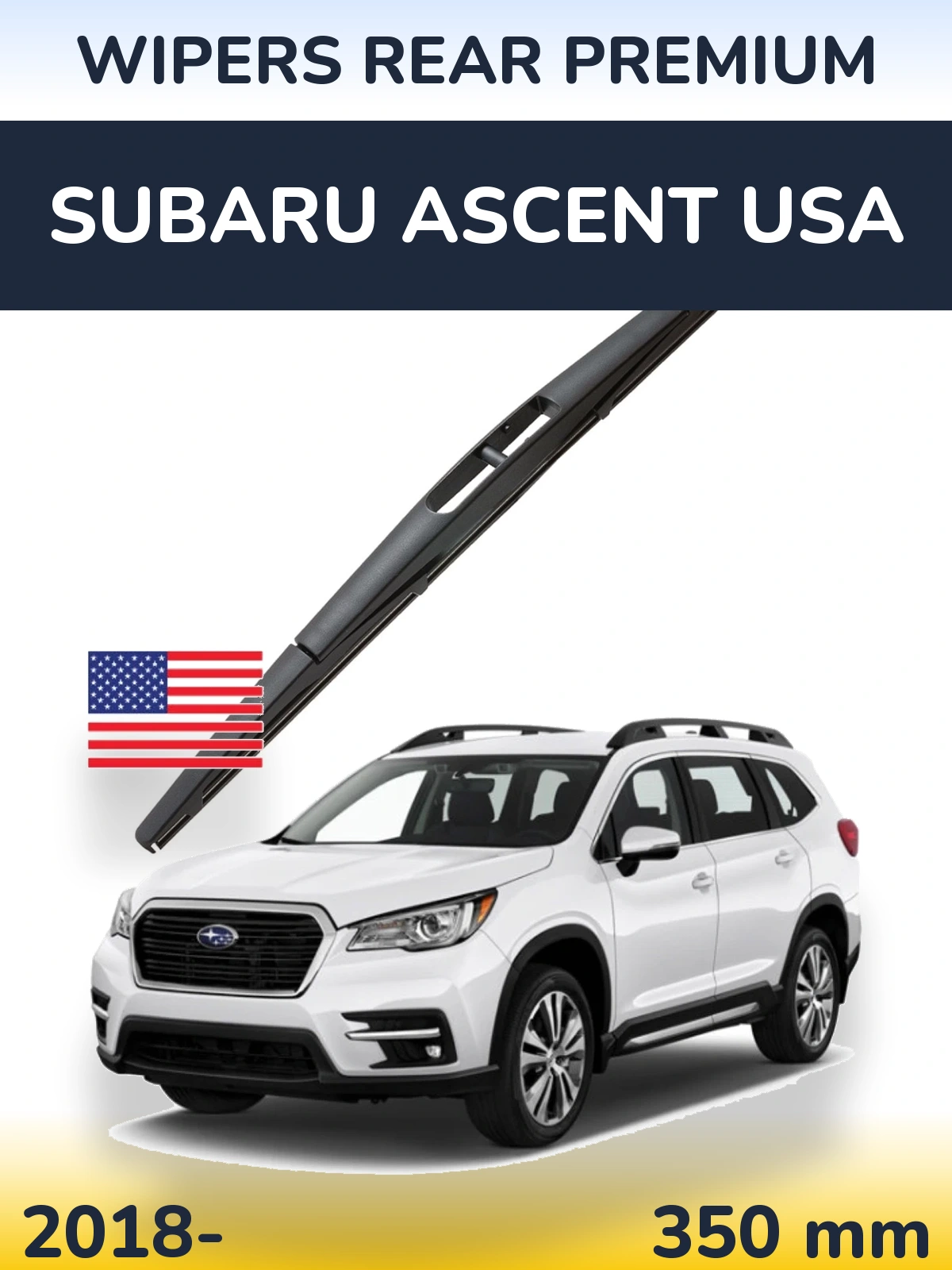 Torkarblad WIPERS REAR PREMIUM för Subaru Ascent USA