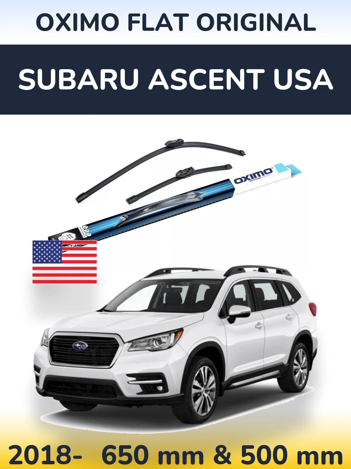 Torkarblad Oximo Flat Original för Subaru Ascent USA