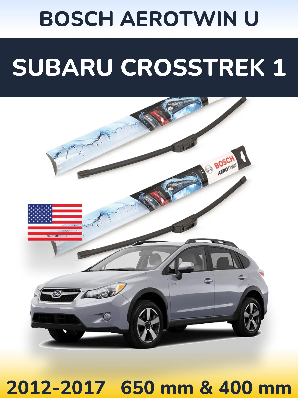 Torkarblad BOSCH AeroTwin U för Subaru Crosstrek 1