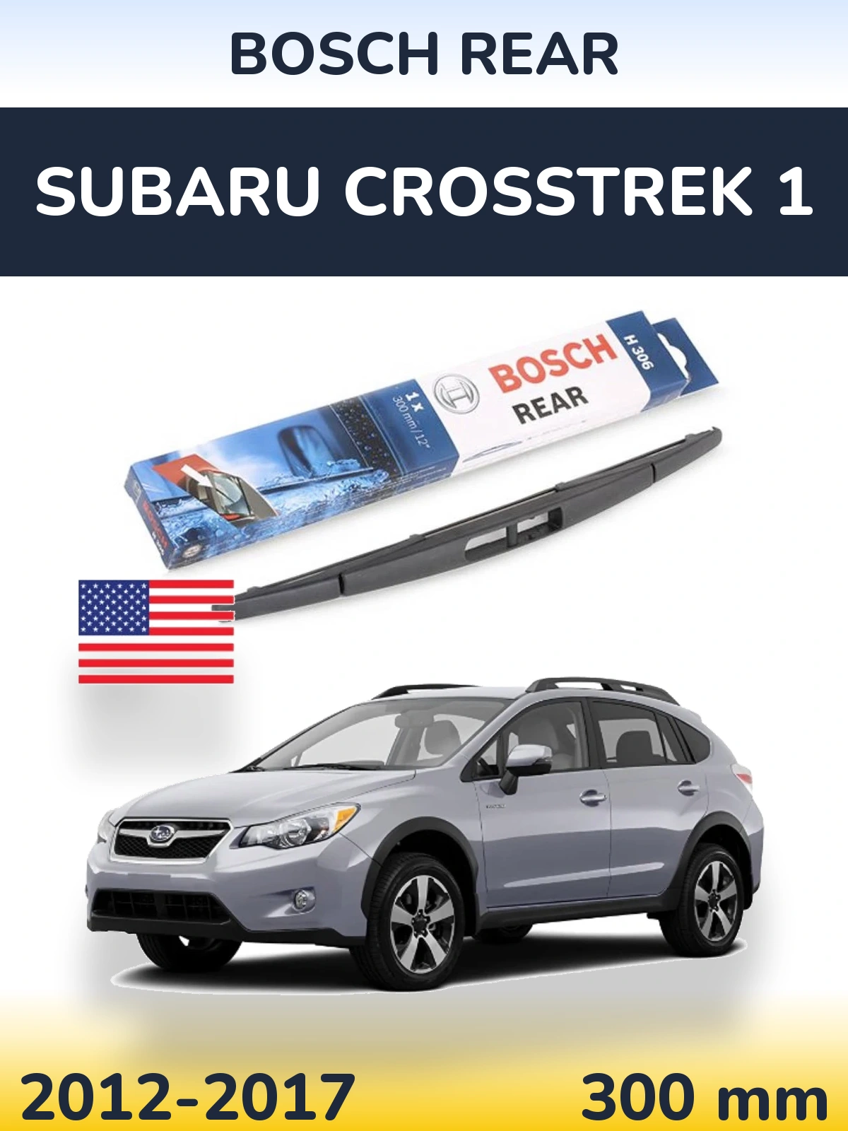 Torkarblad BOSCH Rear för Subaru Crosstrek 1