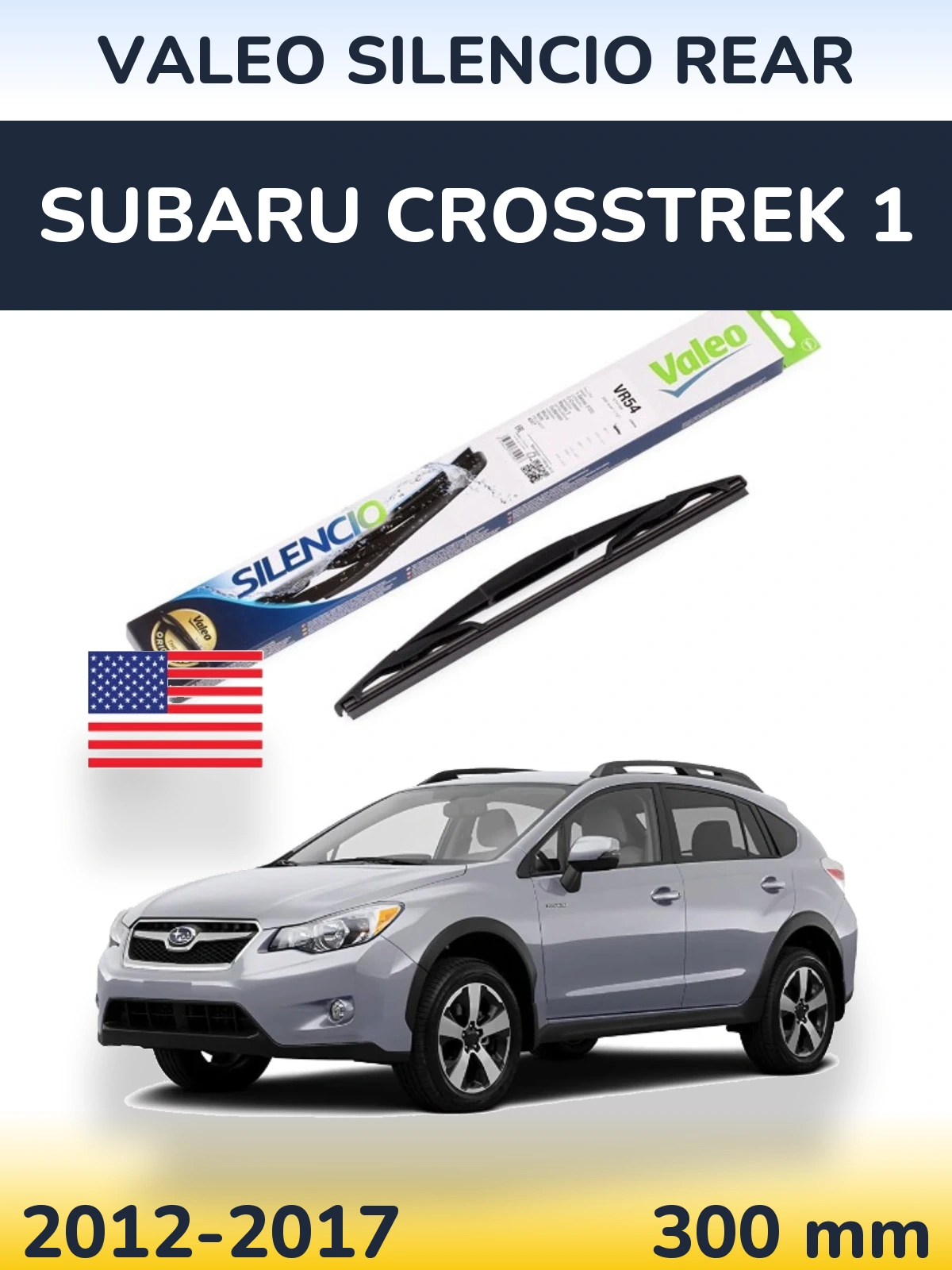 Torkarblad Valeo Silencio Rear för Subaru Crosstrek 1