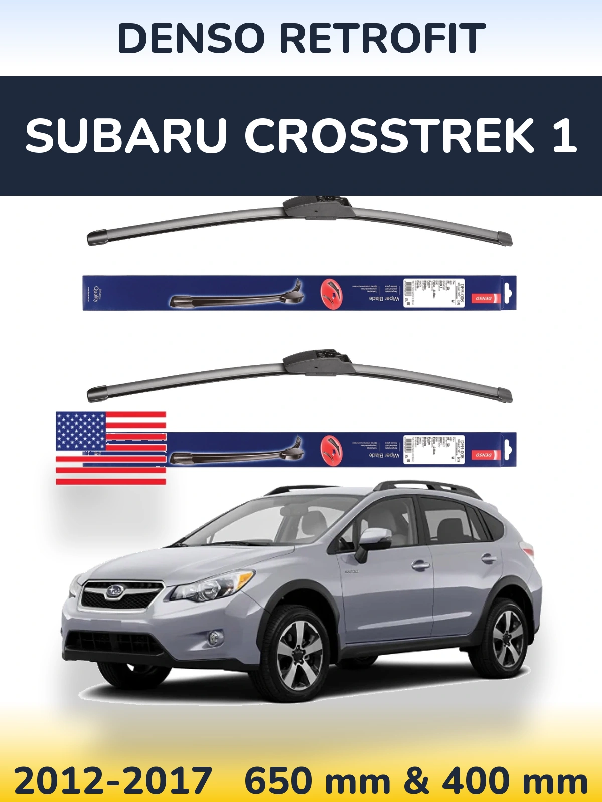 Torkarblad Denso Retrofit för Subaru Crosstrek 1