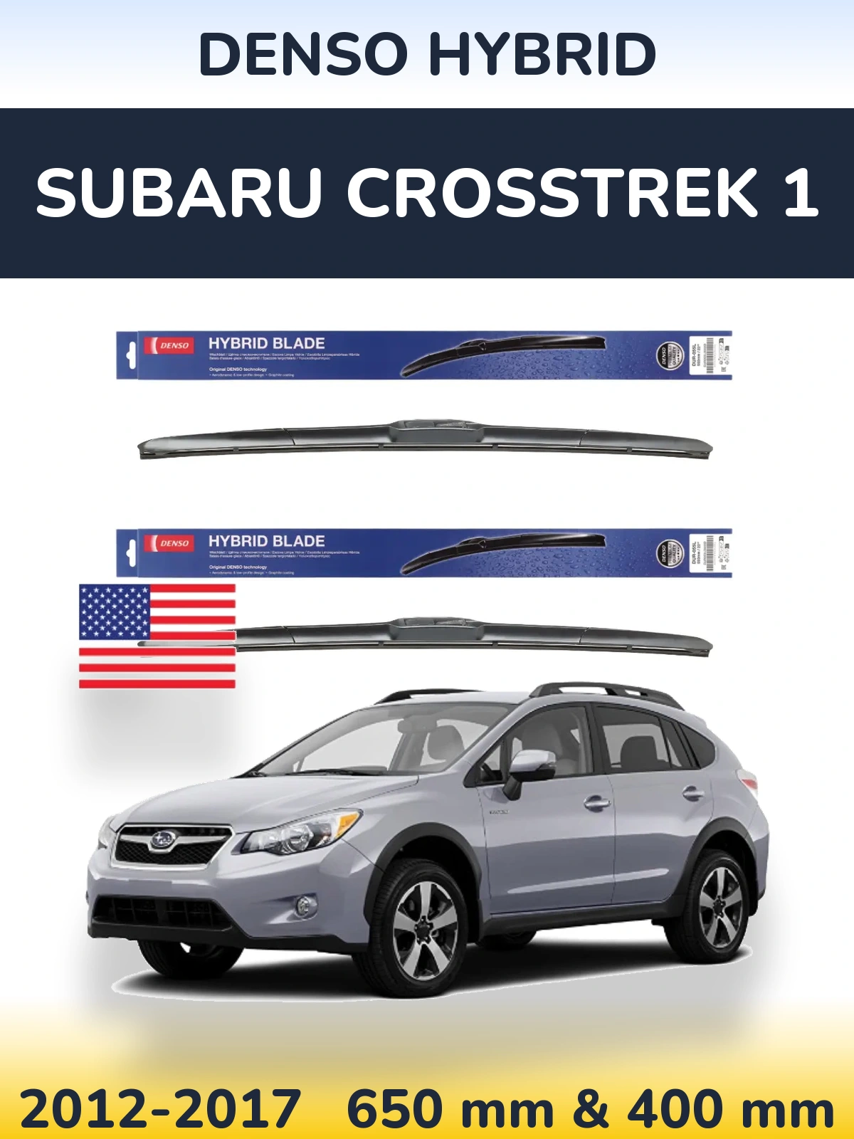 Torkarblad Denso Hybrid för Subaru Crosstrek 1