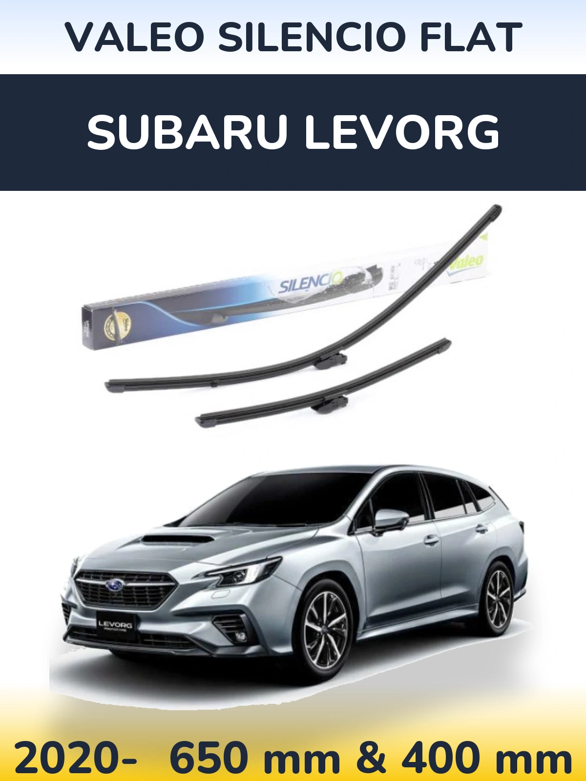 Torkarblad Valeo Silencio Flat för Subaru Levorg
