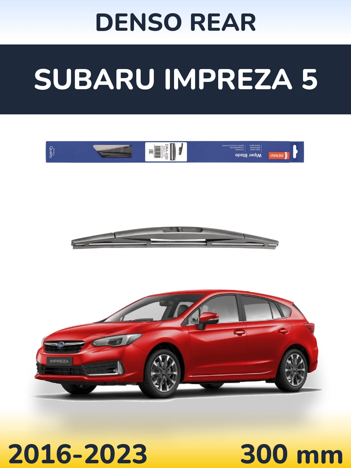Torkarblad Denso Rear för Subaru Impreza 5