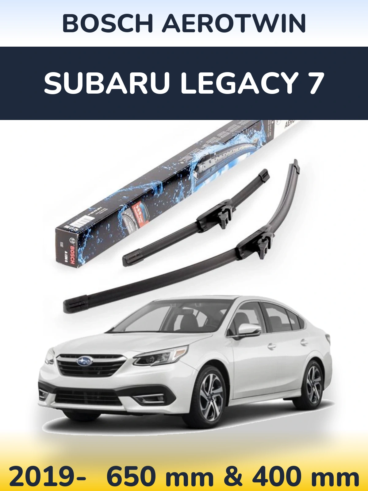 Torkarblad BOSCH AeroTwin för Subaru Legacy 7