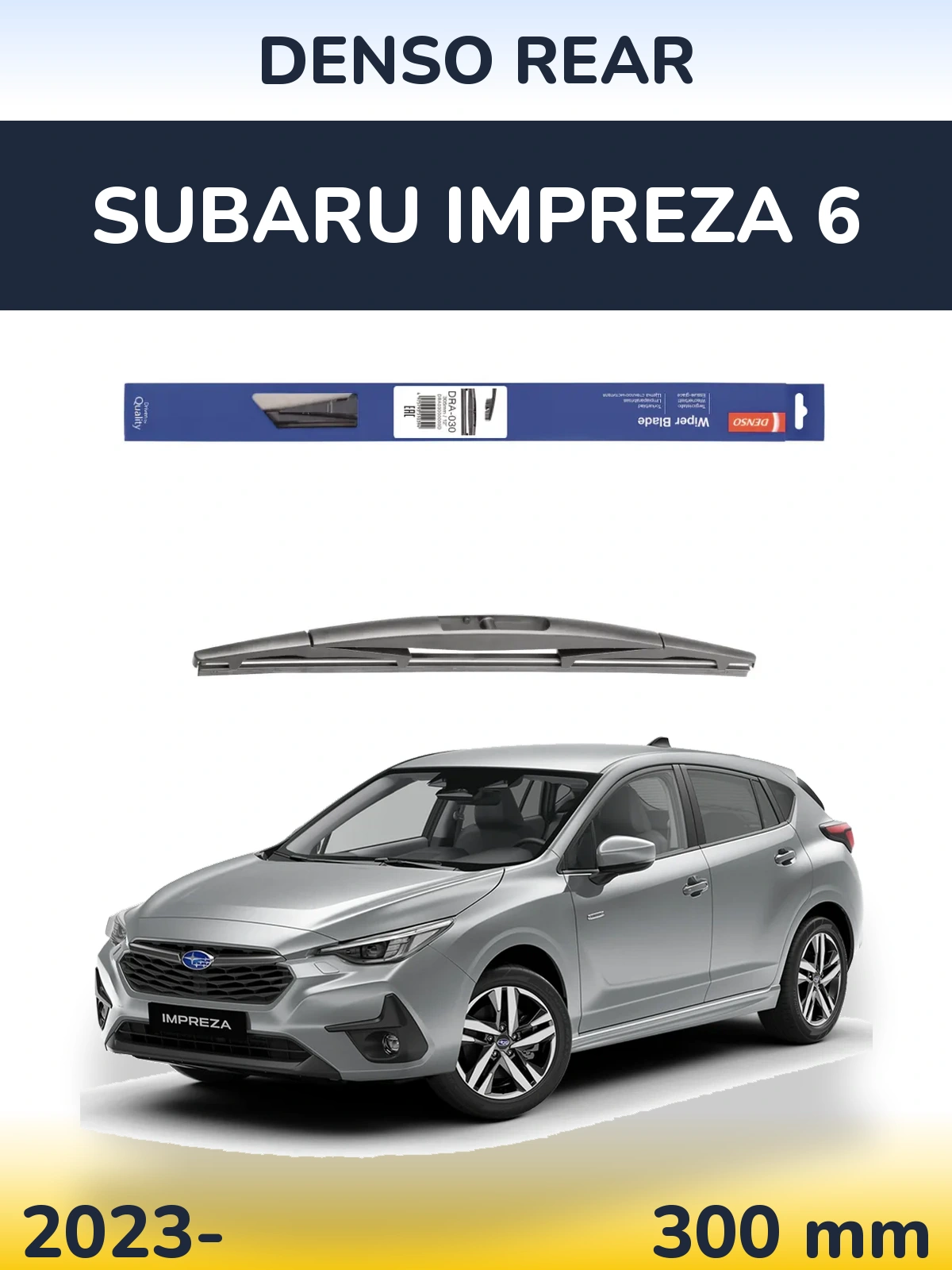 Torkarblad Denso Rear för Subaru Impreza 6
