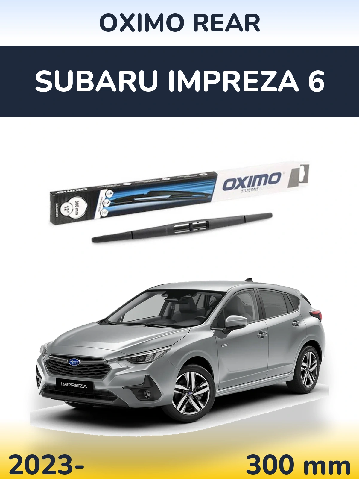 Torkarblad Oximo Rear för Subaru Impreza 6