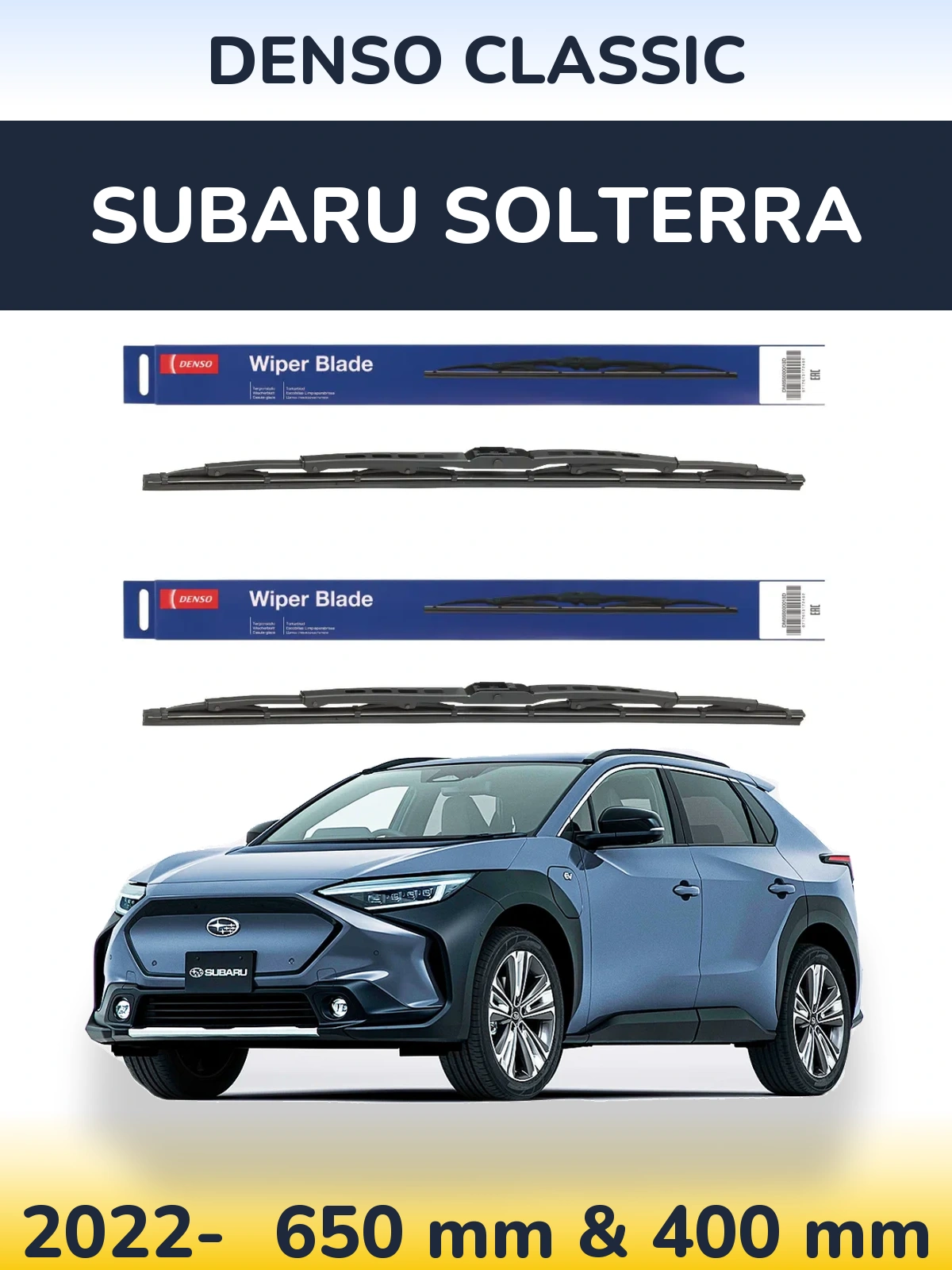 Torkarblad Denso Classic för Subaru Solterra