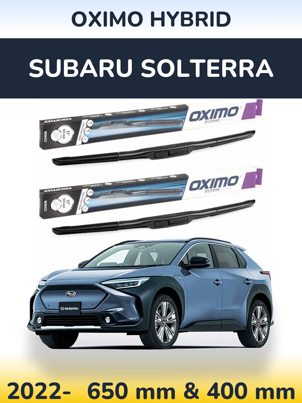 Torkarblad Oximo Hybrid för Subaru Solterra