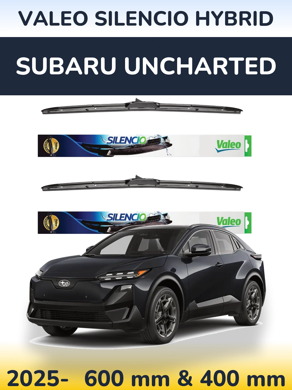 Torkarblad Valeo Silencio Hybrid för Subaru Uncharted