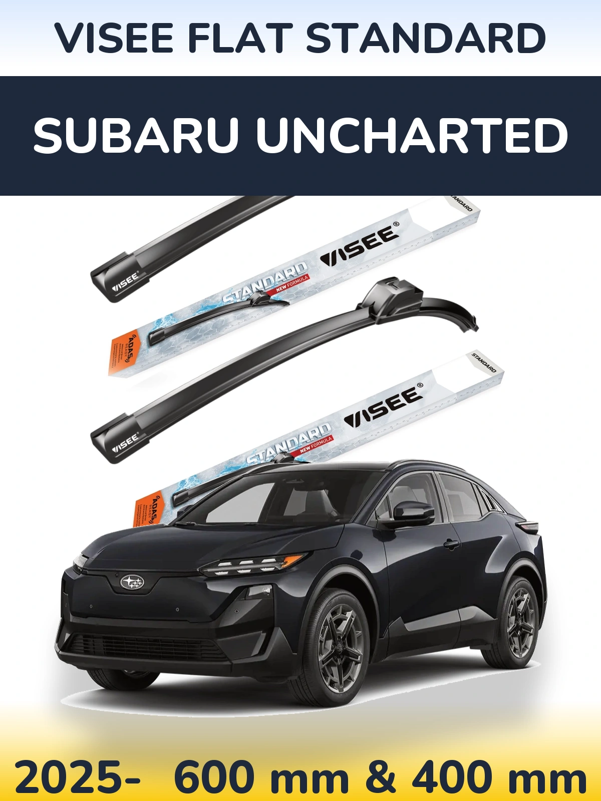 Torkarblad VISEE FLAT STANDARD för Subaru Uncharted