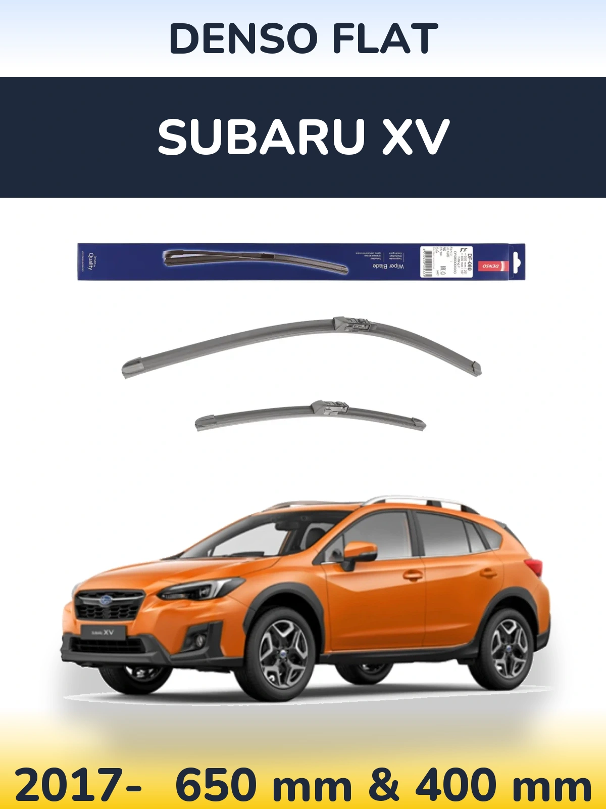 Torkarblad Denso Flat för Subaru XV