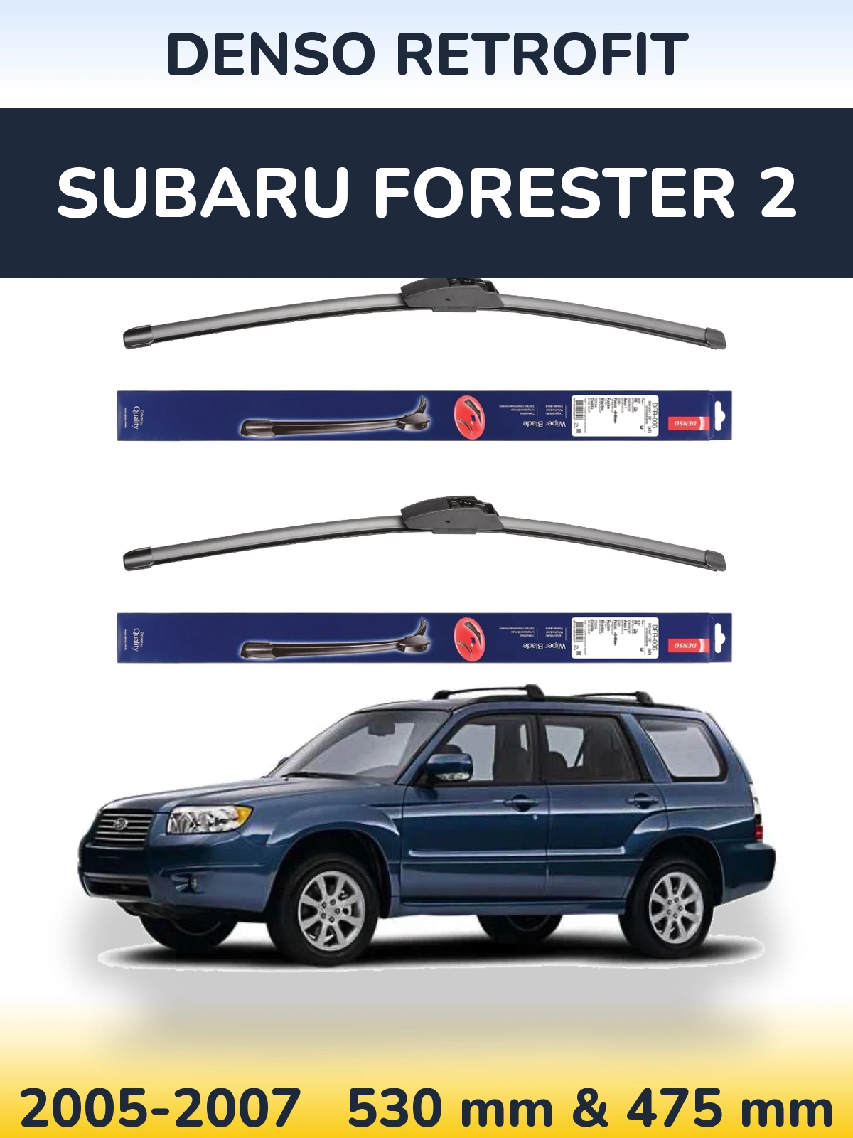 Torkarblad Denso Retrofit för Subaru Forester 2