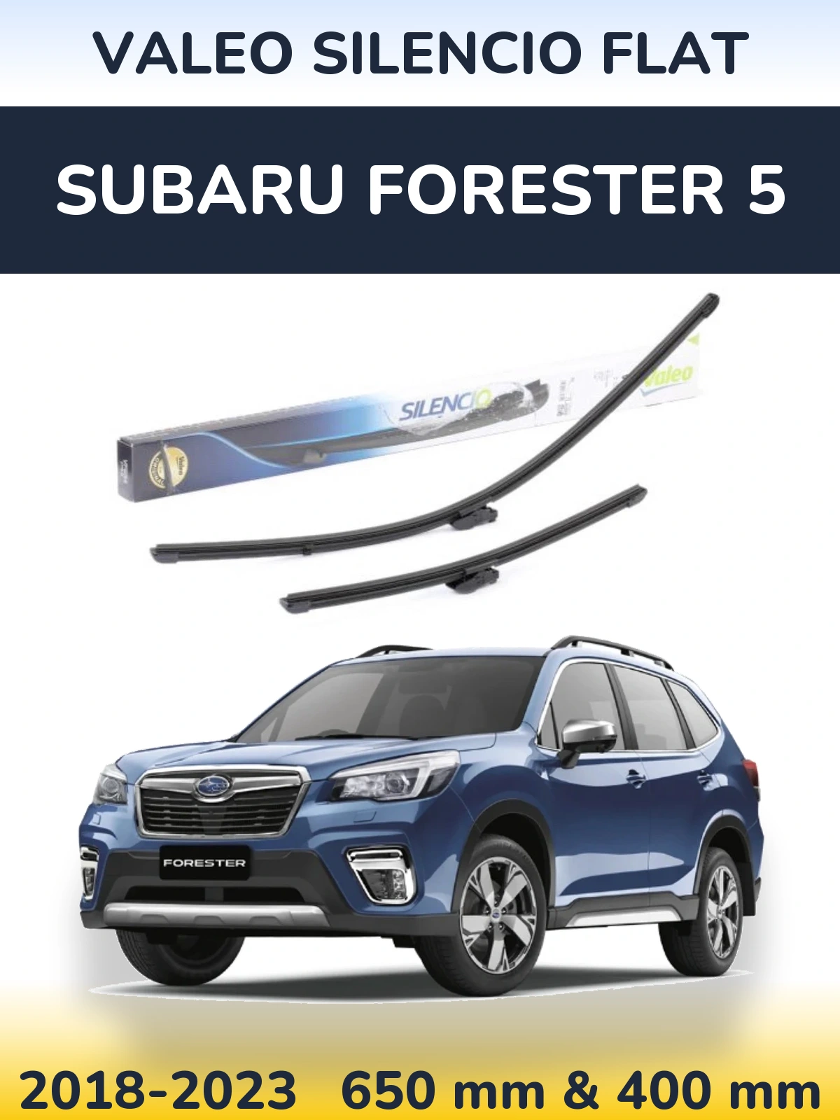 Torkarblad Valeo Silencio Flat för Subaru Forester 5
