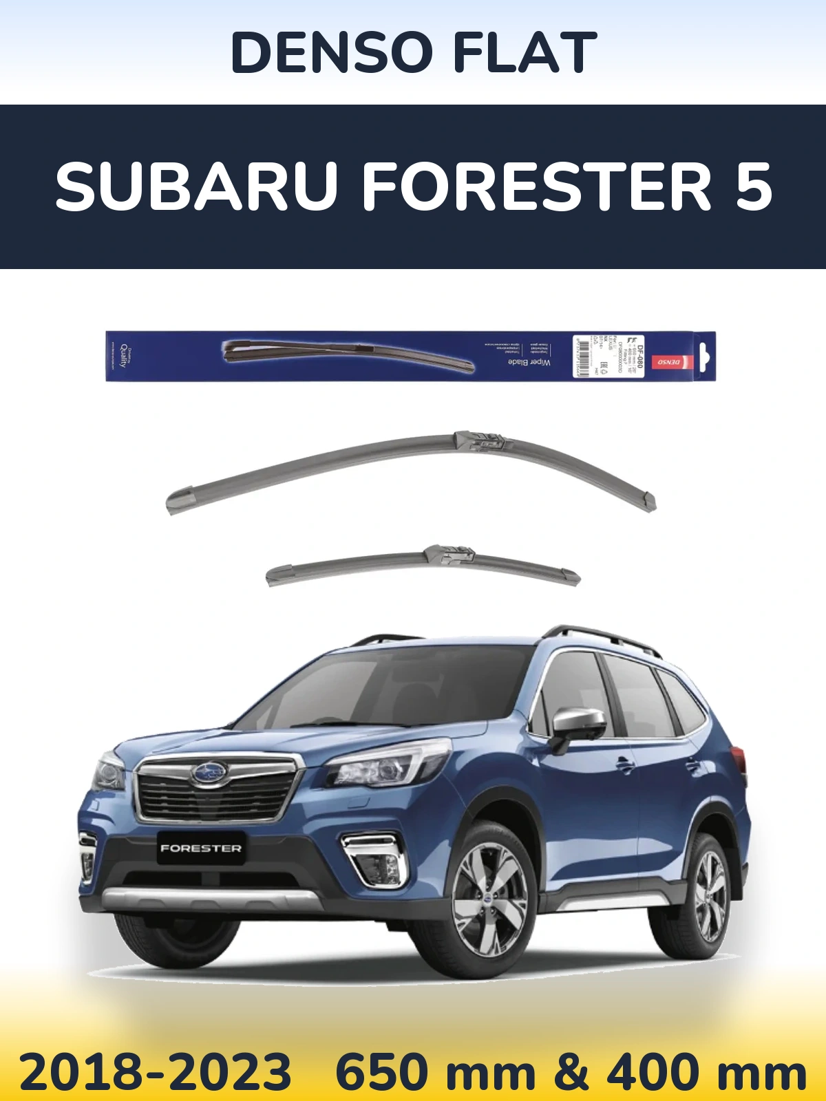 Torkarblad Denso Flat för Subaru Forester 5