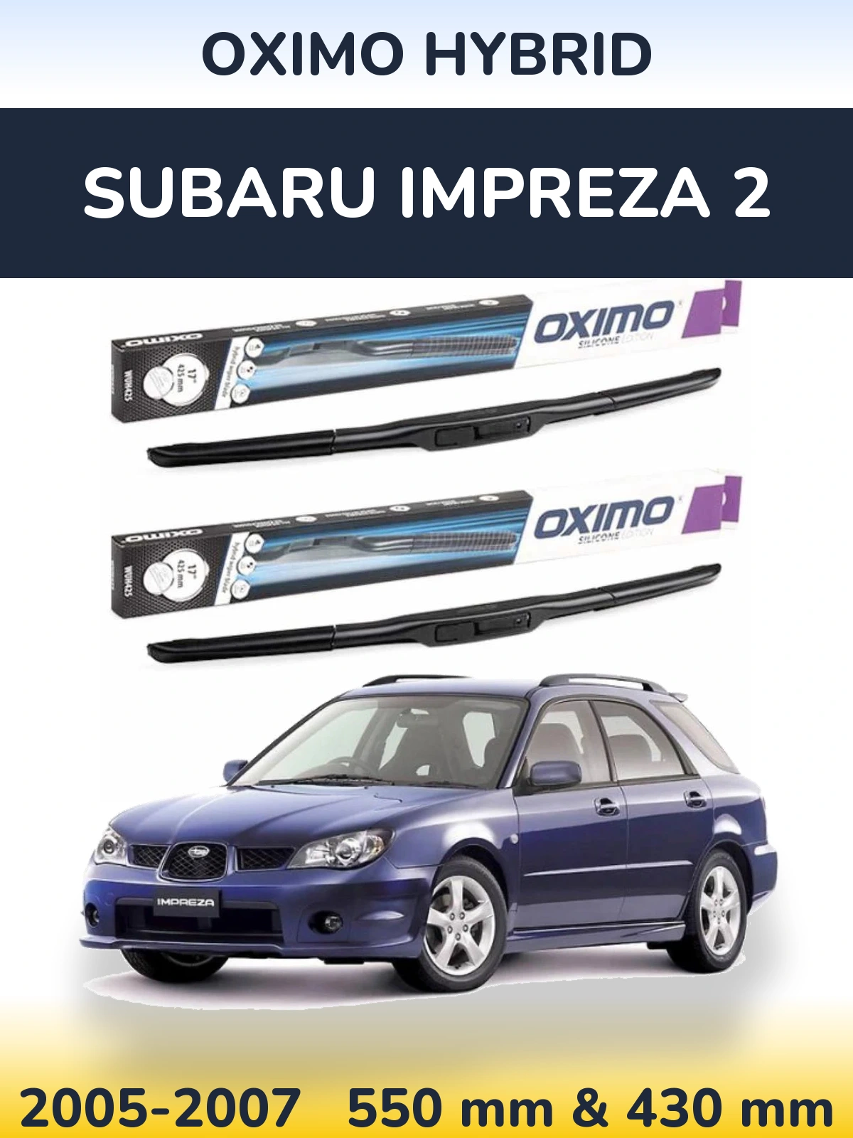 Torkarblad Oximo Hybrid för Subaru Impreza 2