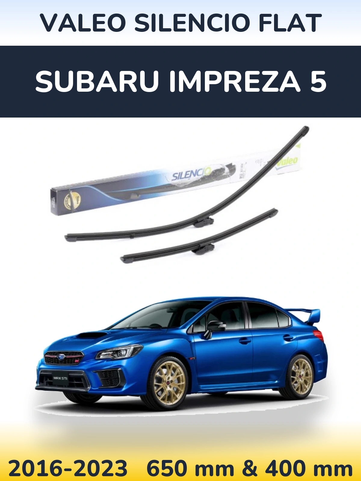 Torkarblad Valeo Silencio Flat för Subaru Impreza 5