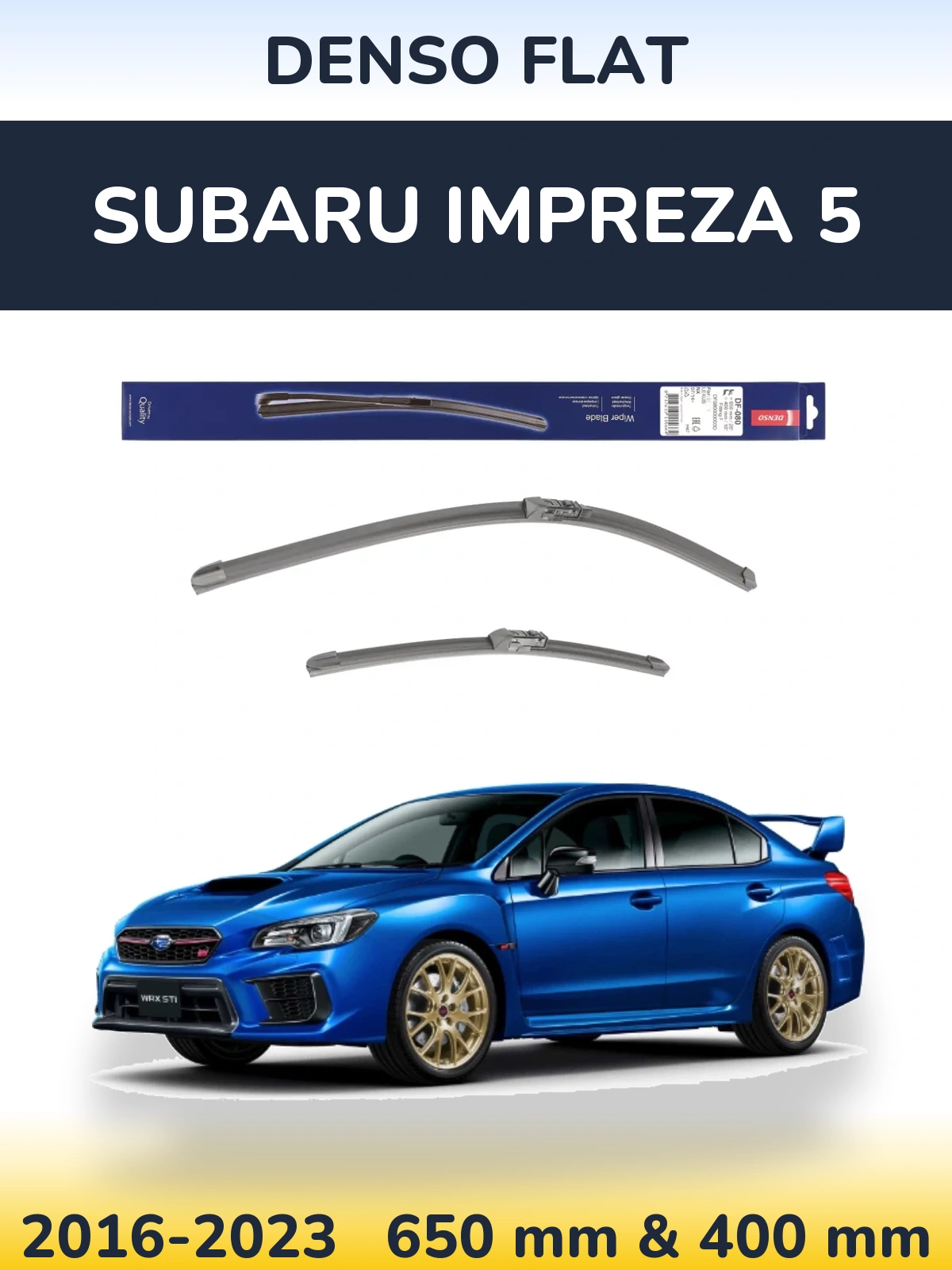 Torkarblad Denso Flat för Subaru Impreza 5