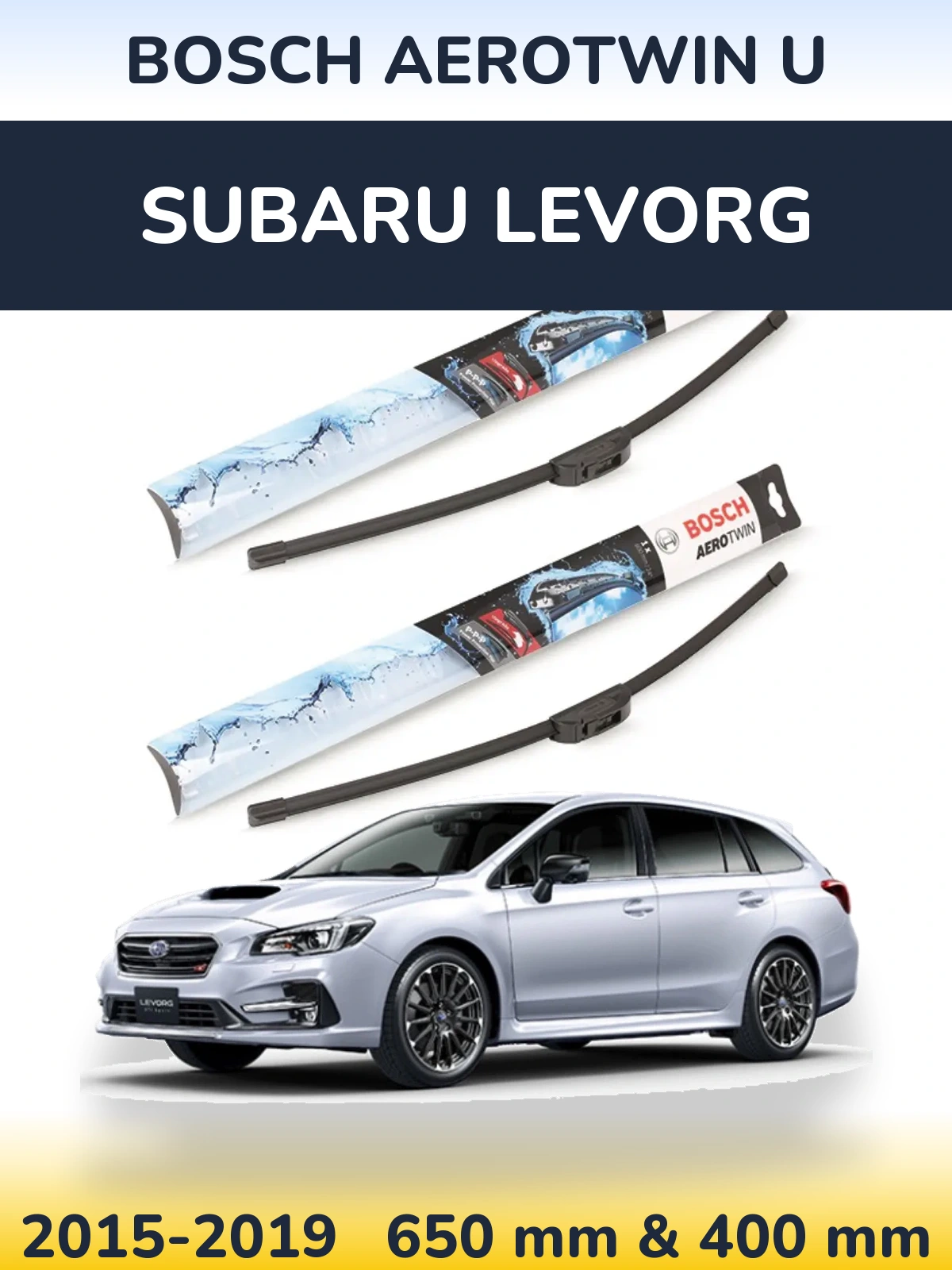 Torkarblad BOSCH AeroTwin U för Subaru Levorg